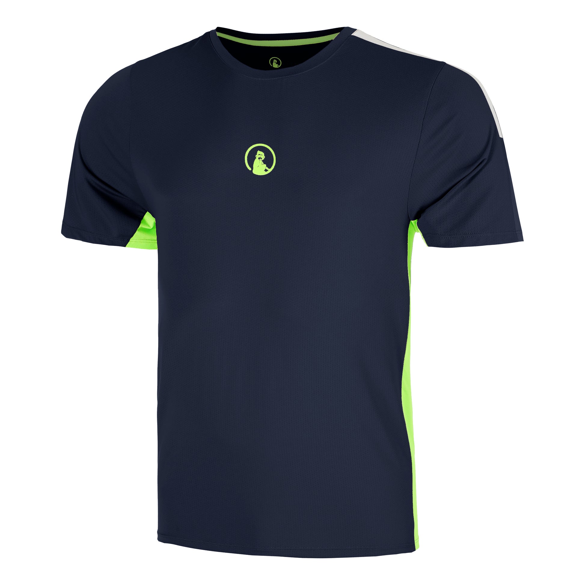 Quiet Please Wild Receiver Verti T-shirt Herrar-Mörkblå,Flerfärgad