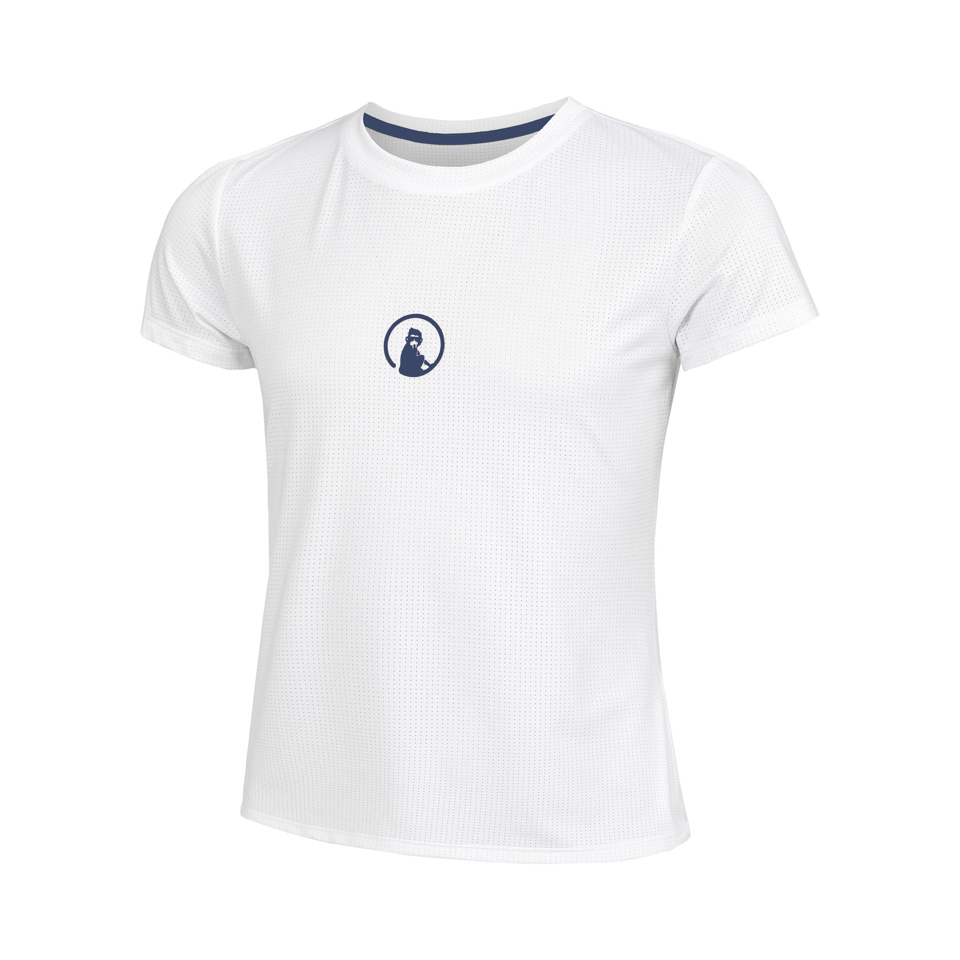 Quiet Please Retriever T-shirt Flickor-Vit