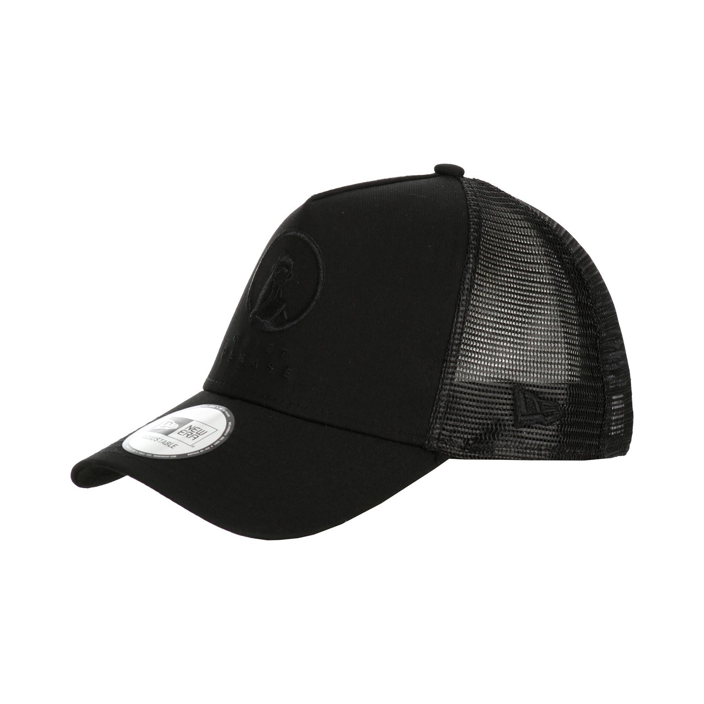 Quiet Please New Era Trucker Keps-Svart