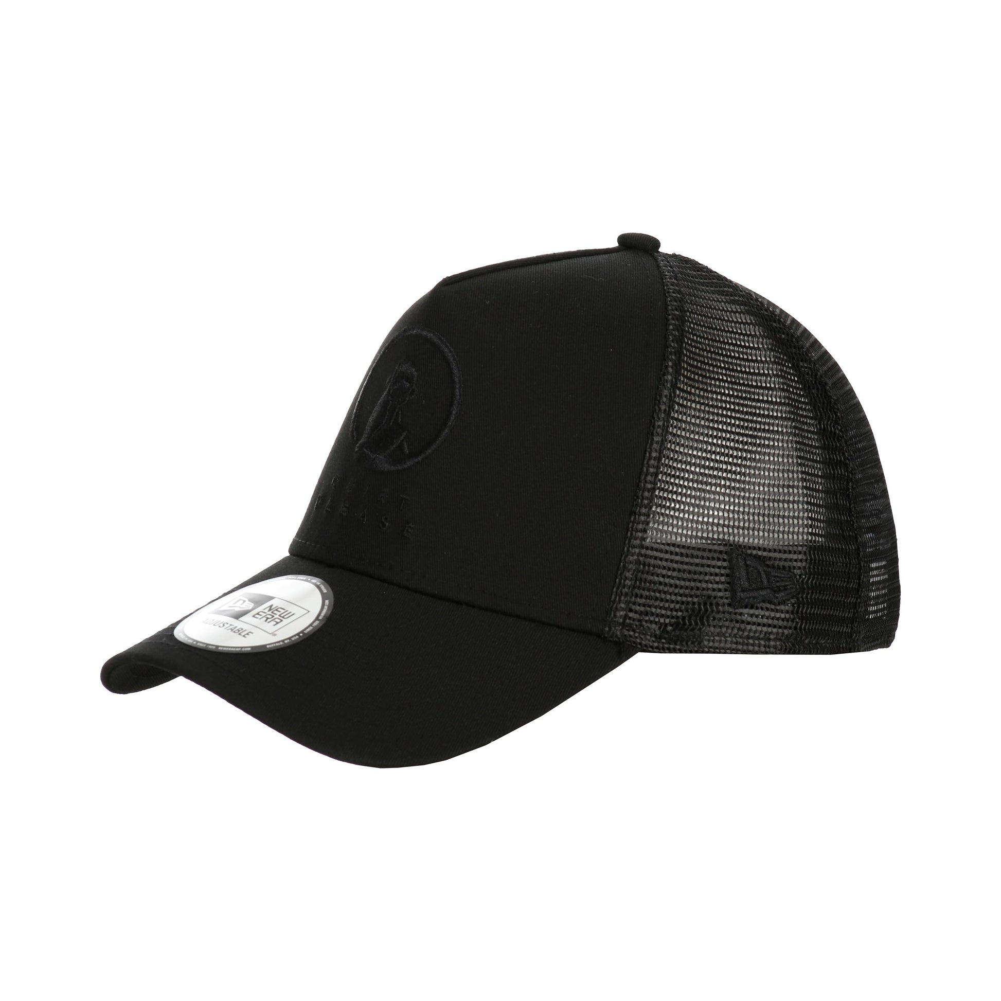 Quiet Please New Era Trucker Keps-Svart