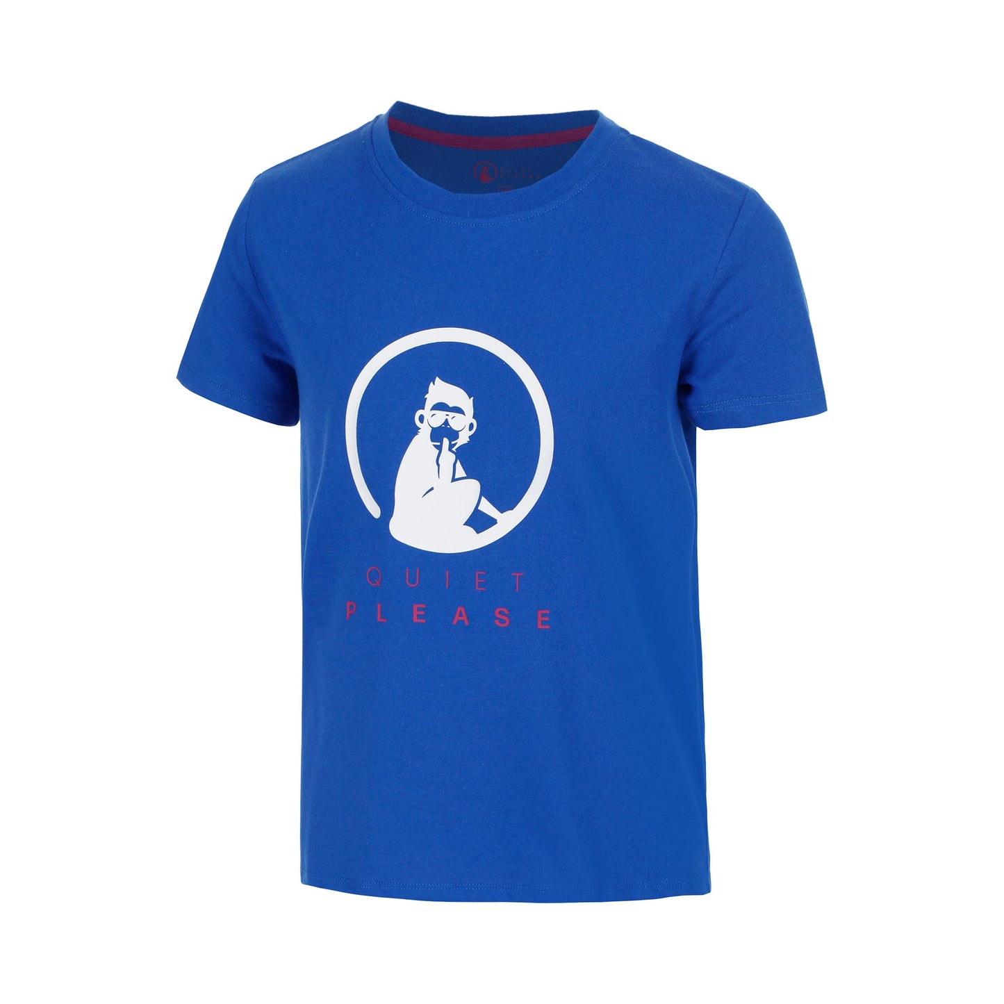 Quiet Please Advantage Logo T-shirt Pojkar - blå, vit
