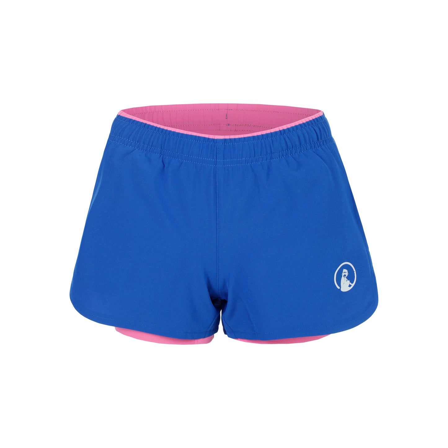 Quiet Please Point 2in1 Shorts Flickor - blå, vit