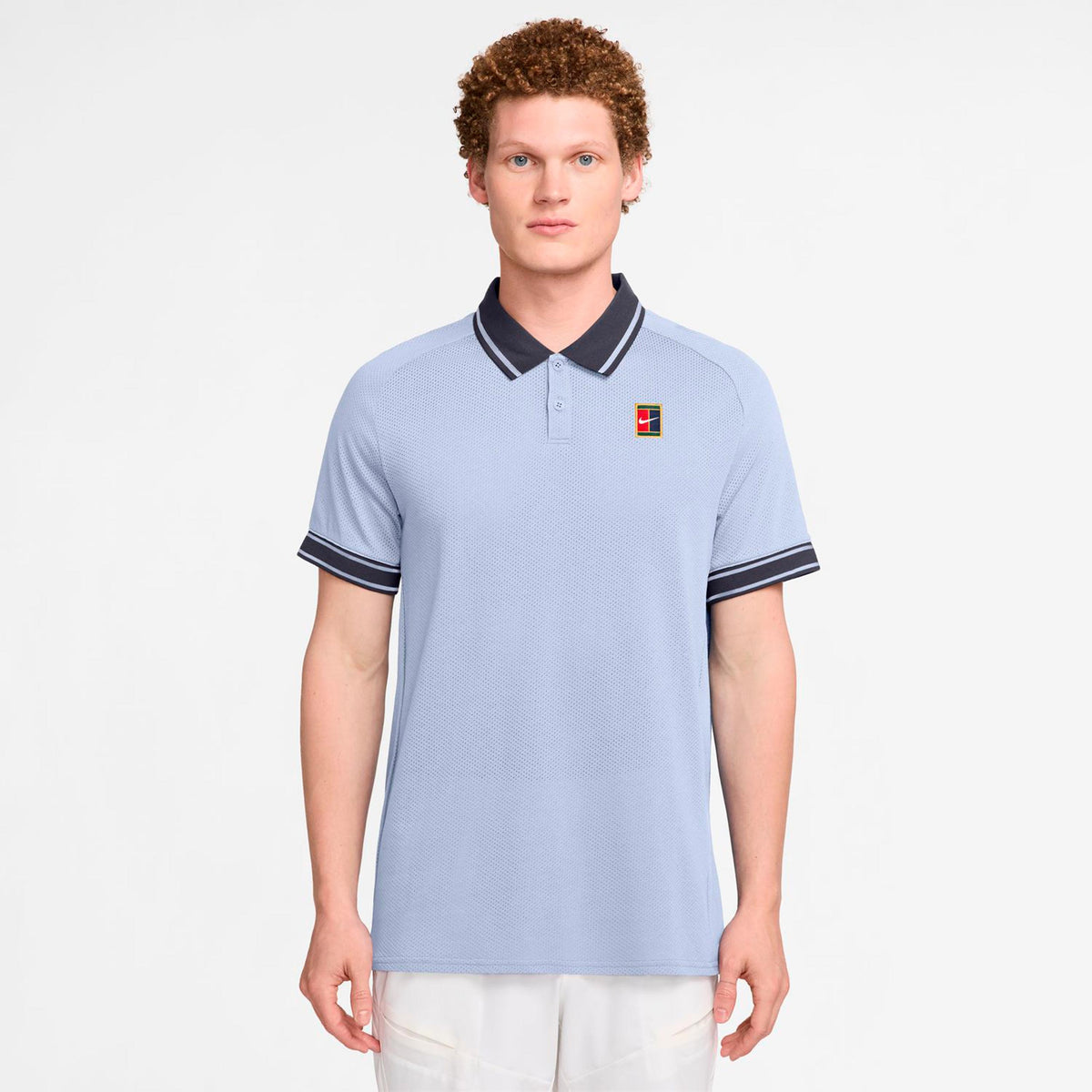 Nike Court Heritage Polo Herrar - blågrå
