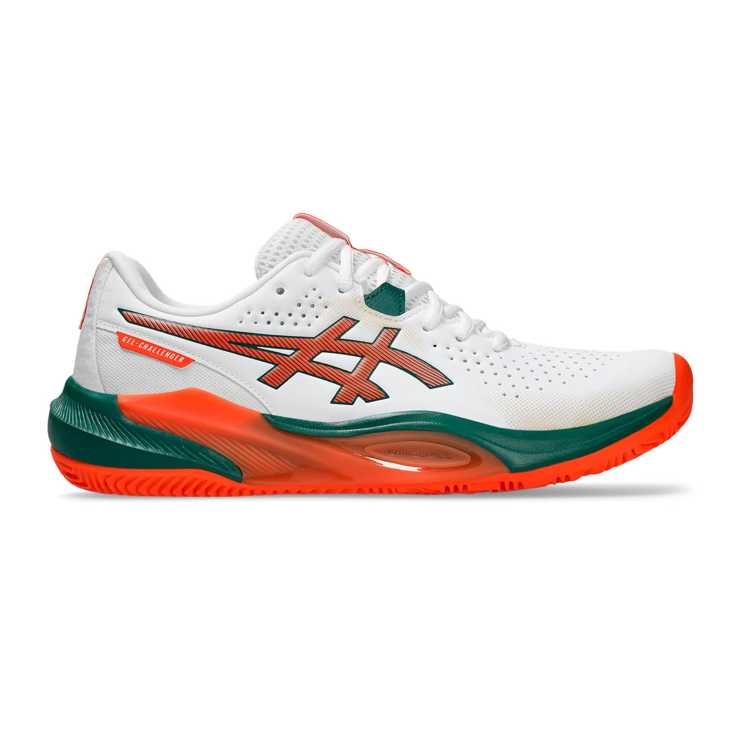 ASICS Gel-Challenger 15 Padelsko Herrar - vit, mörkgrön
