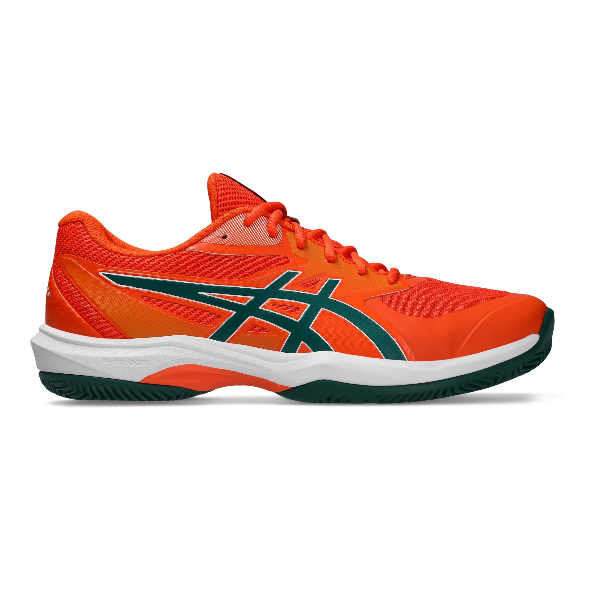 ASICS Game FF Padelsko Herrar - neonorange, mörkgrön