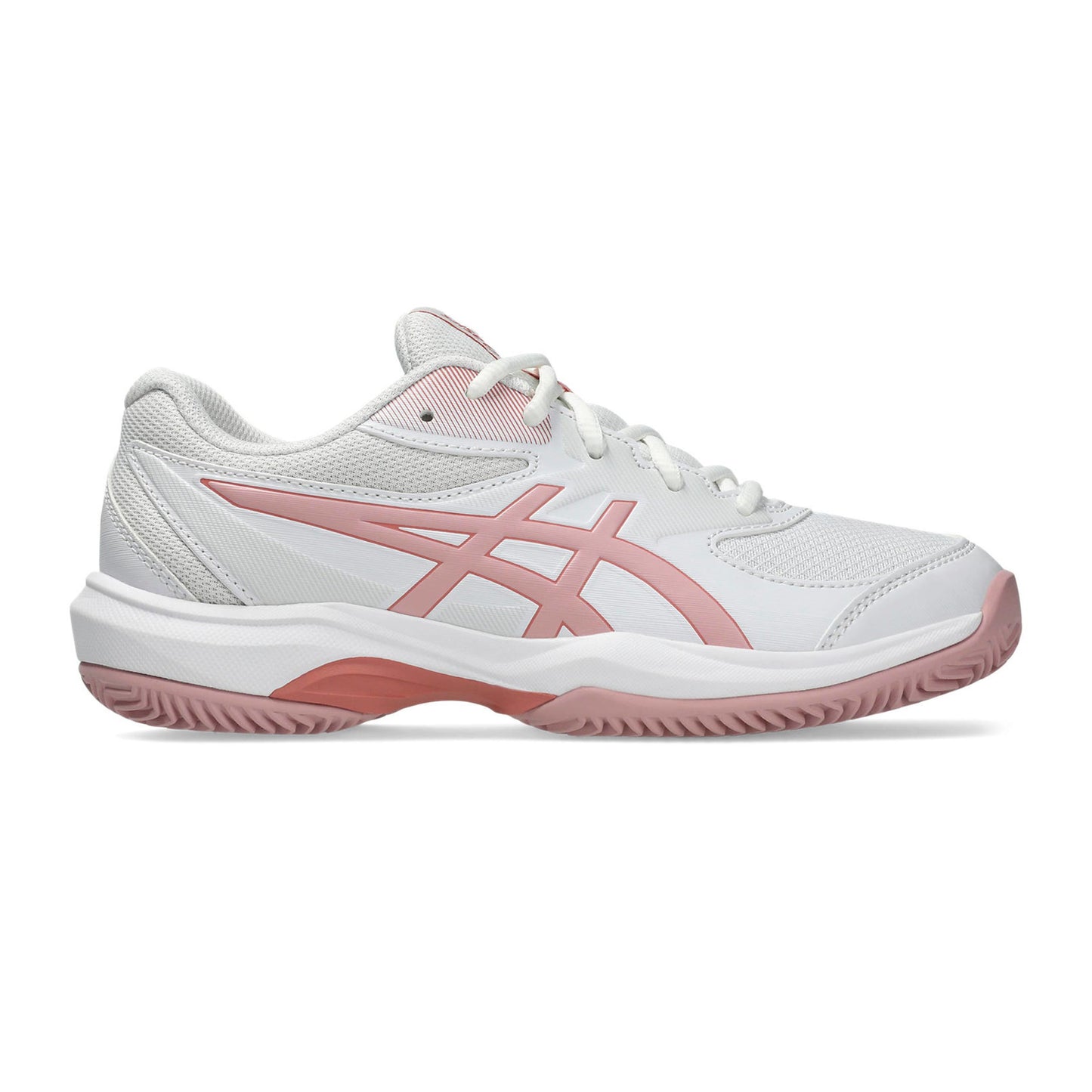 ASICS Gel-Game Gs/OC Sko för grus Barn - vit, rosa