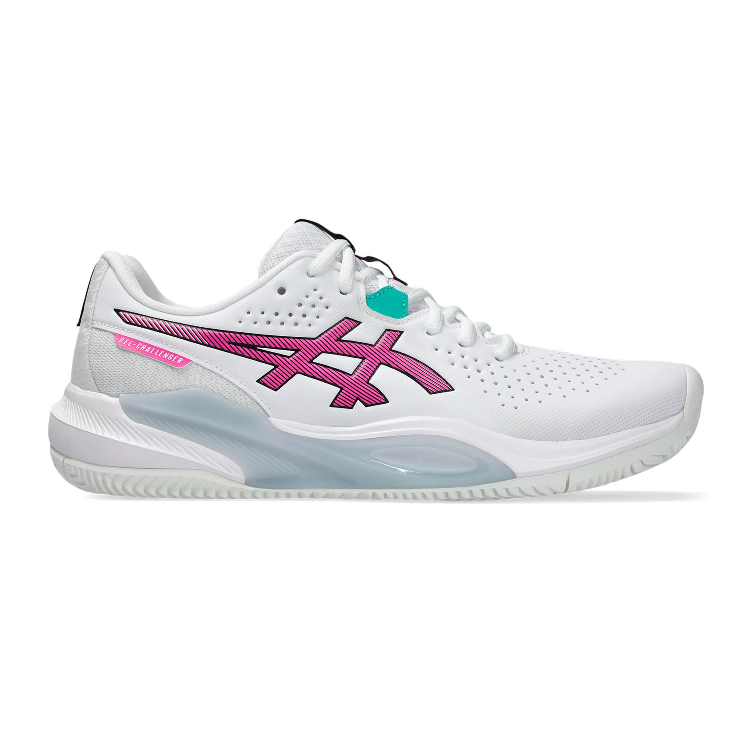 ASICS Gel-Challenger 15 Sko för grus Herrar - vit, rosa
