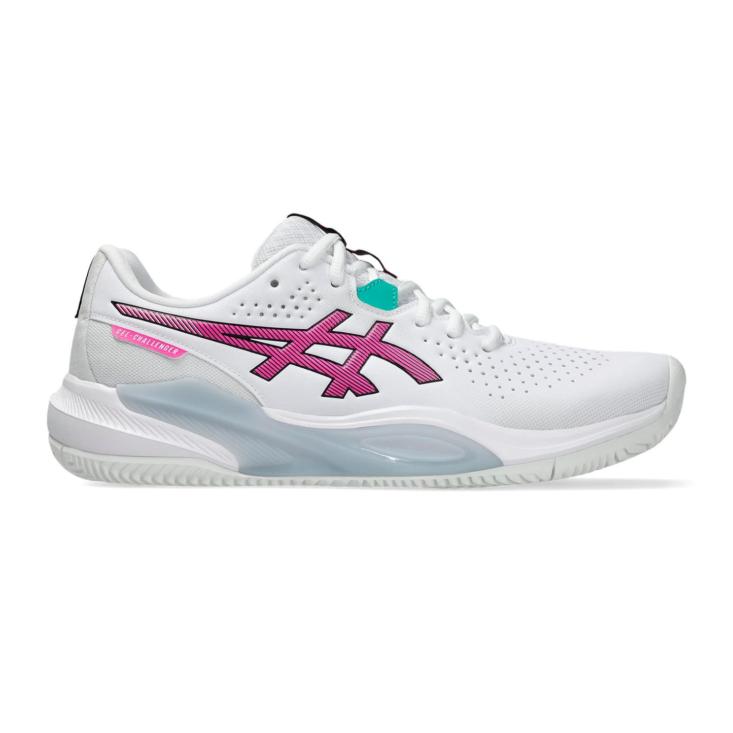 ASICS Gel-Challenger 15 Sko för grus Herrar - vit, rosa