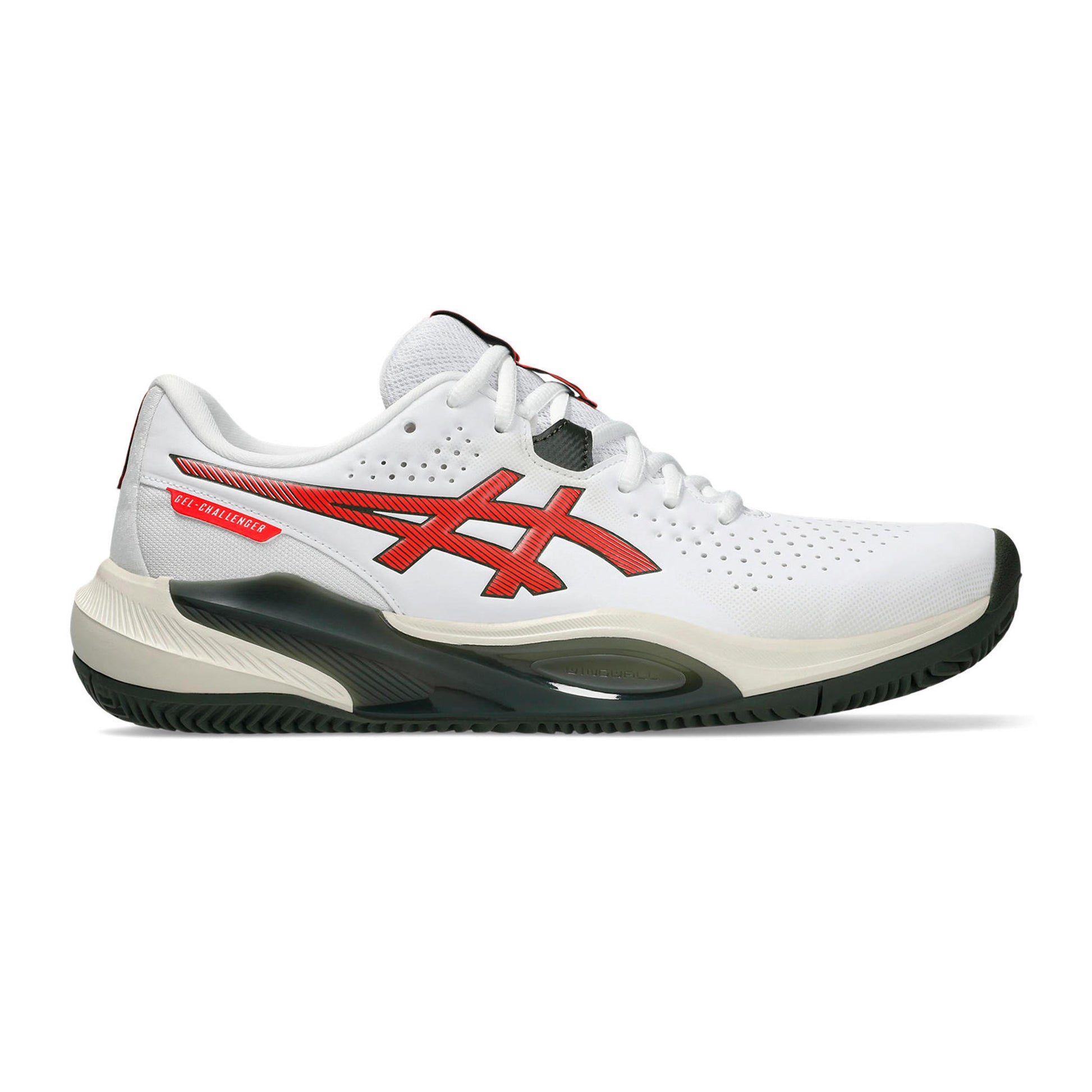 ASICS Gel-Challenger 15 Sko för grus Herrar - vit, röd