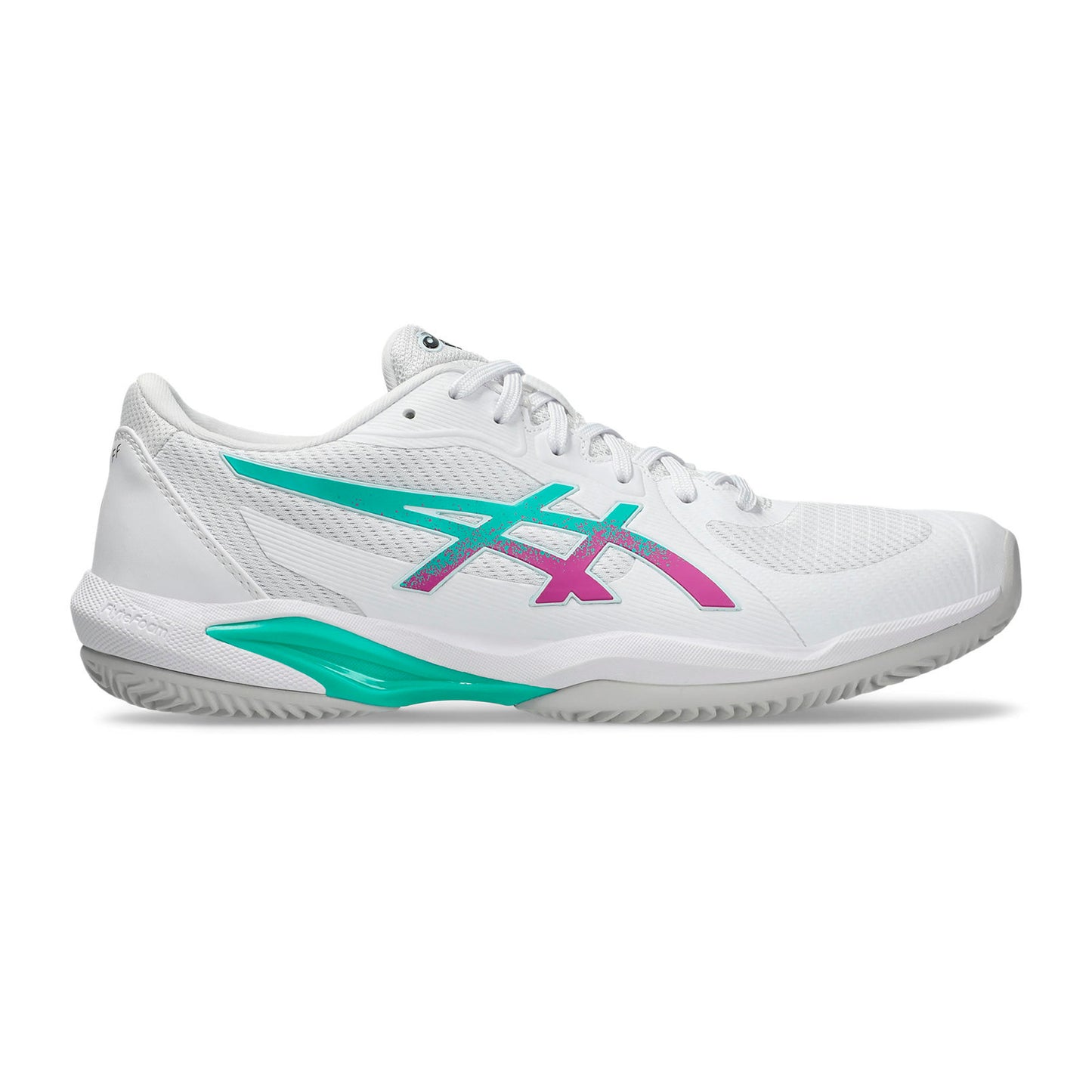 ASICS Solution Swift FF 2 Sko för grus Herrar - vit, rosa
