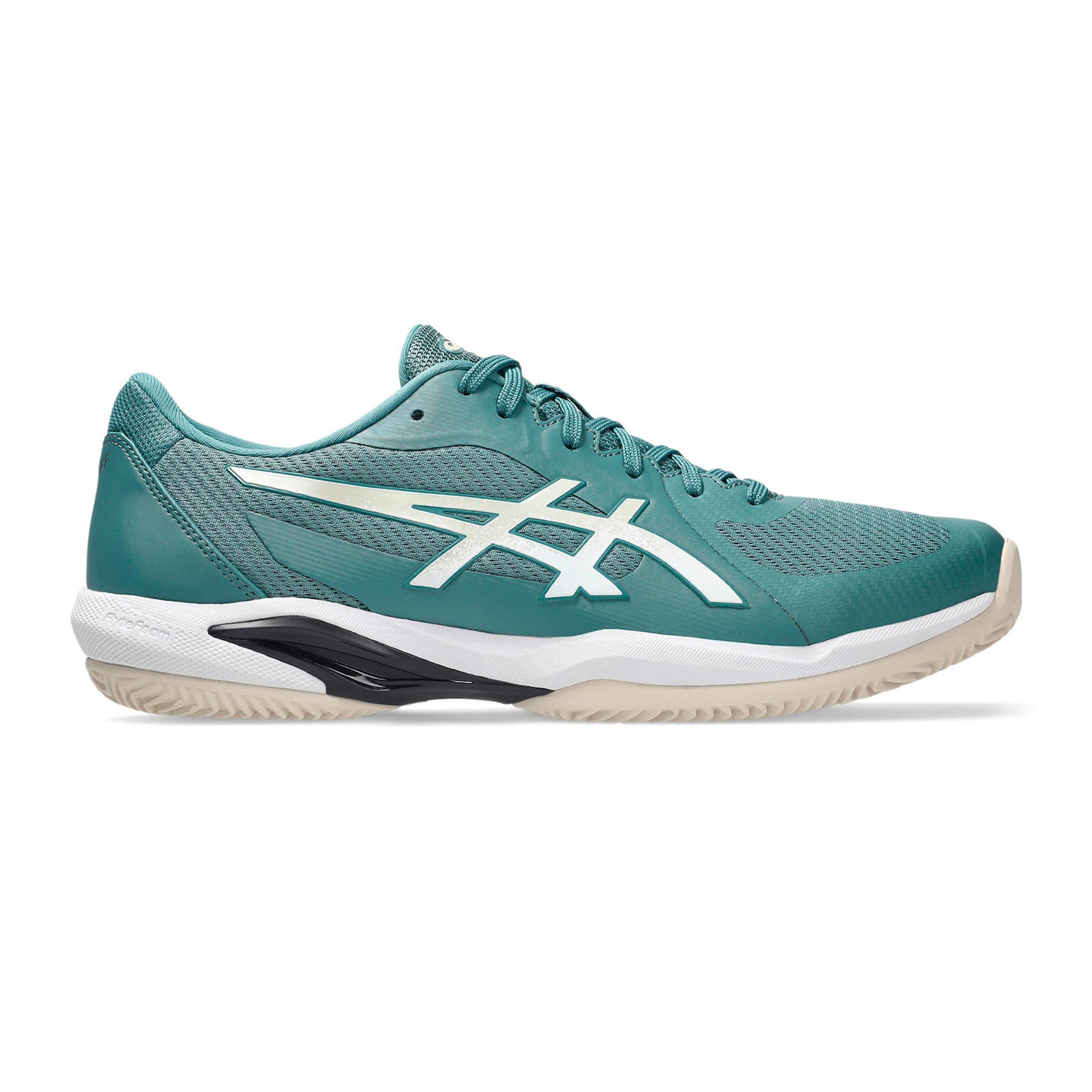 ASICS Solution Swift FF 2 Sko för grus Herrar - petrol, creme