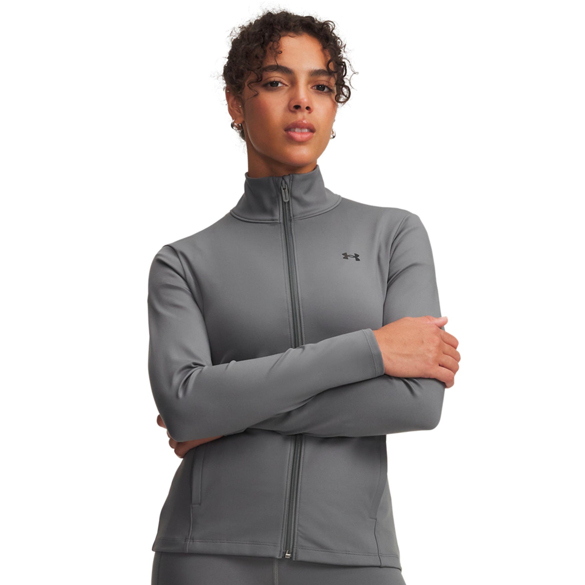 Under Armour Motion Träningsjacka Damer-grön, svart