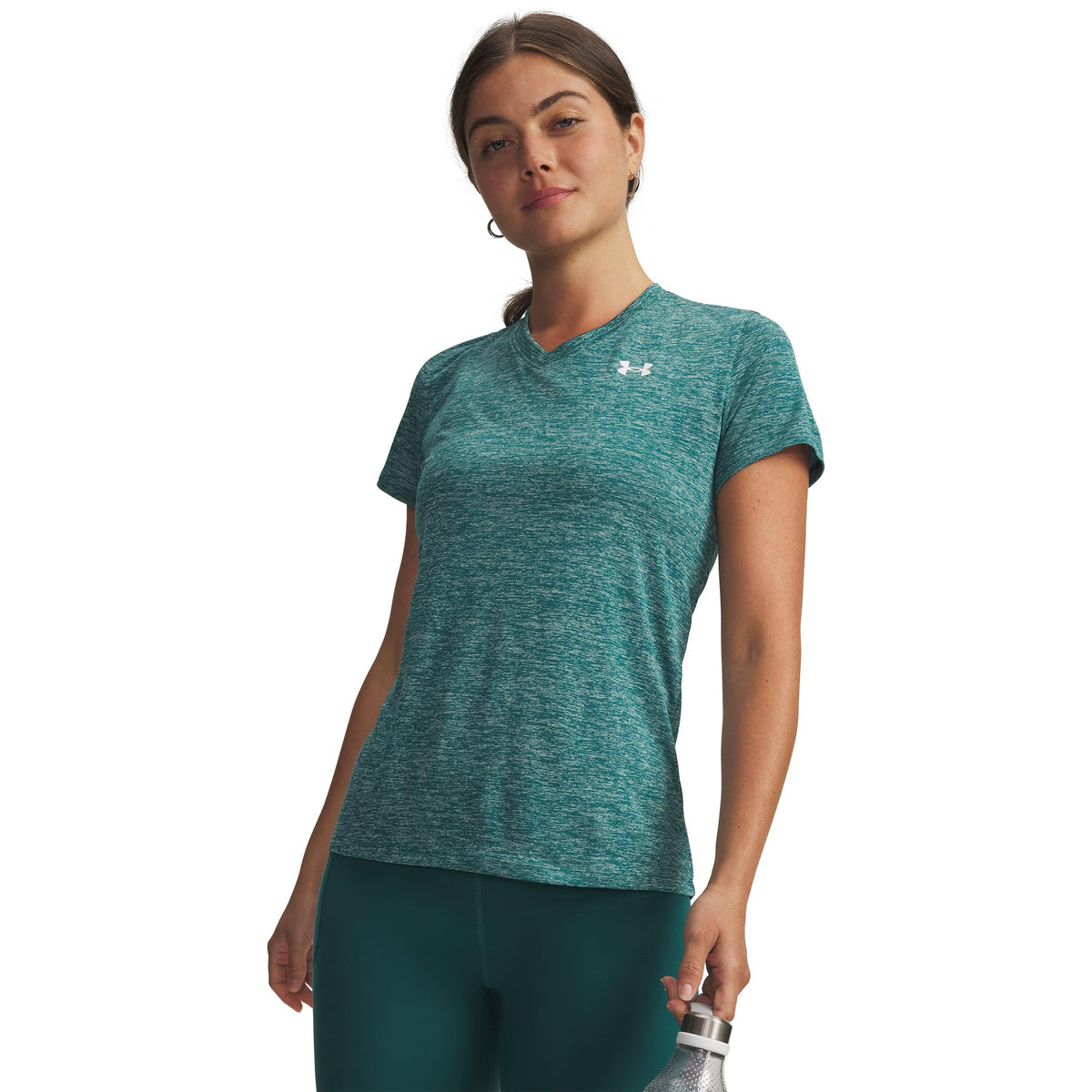 Under Armour Tech Twist T-shirt Damer-grön, vit