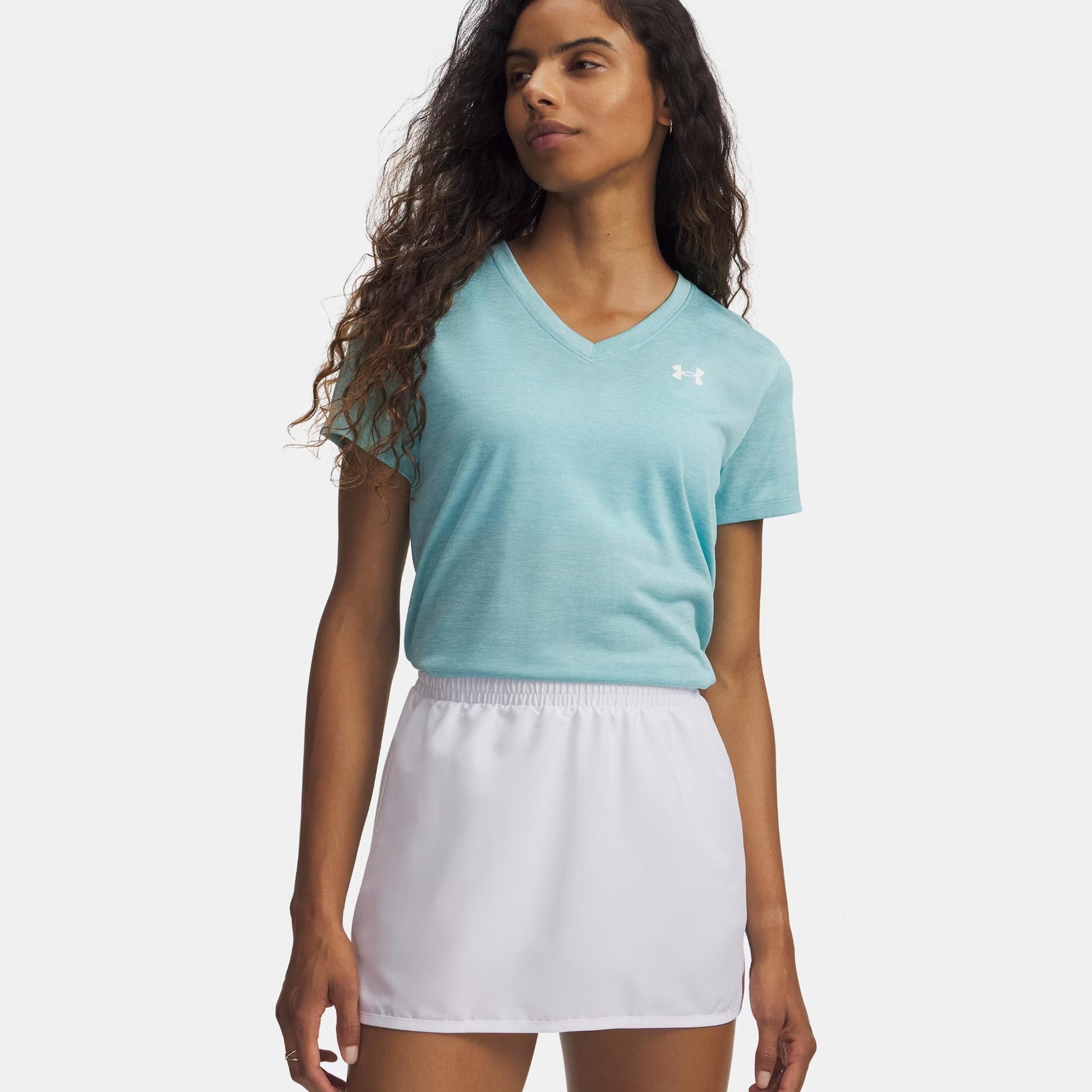 Under Armour Tech Twist T-shirt Damer-blå, vit