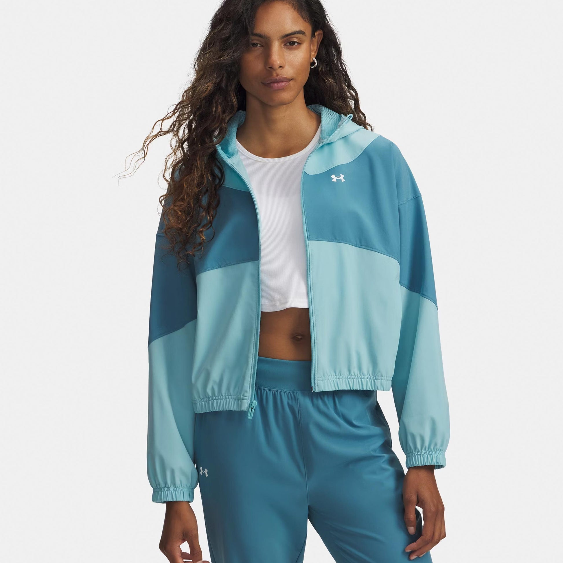 Under Armour Rival Woven Träningsjacka Damer-blå