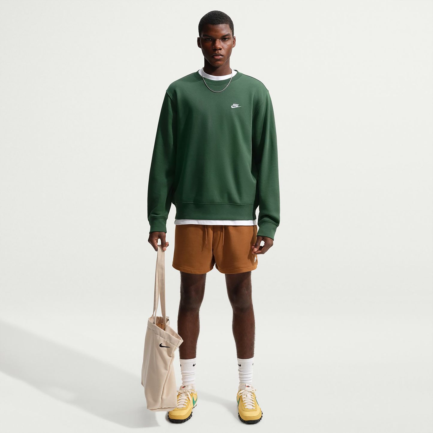 Nike Club Crew Tröja Herrar - mörkgrön