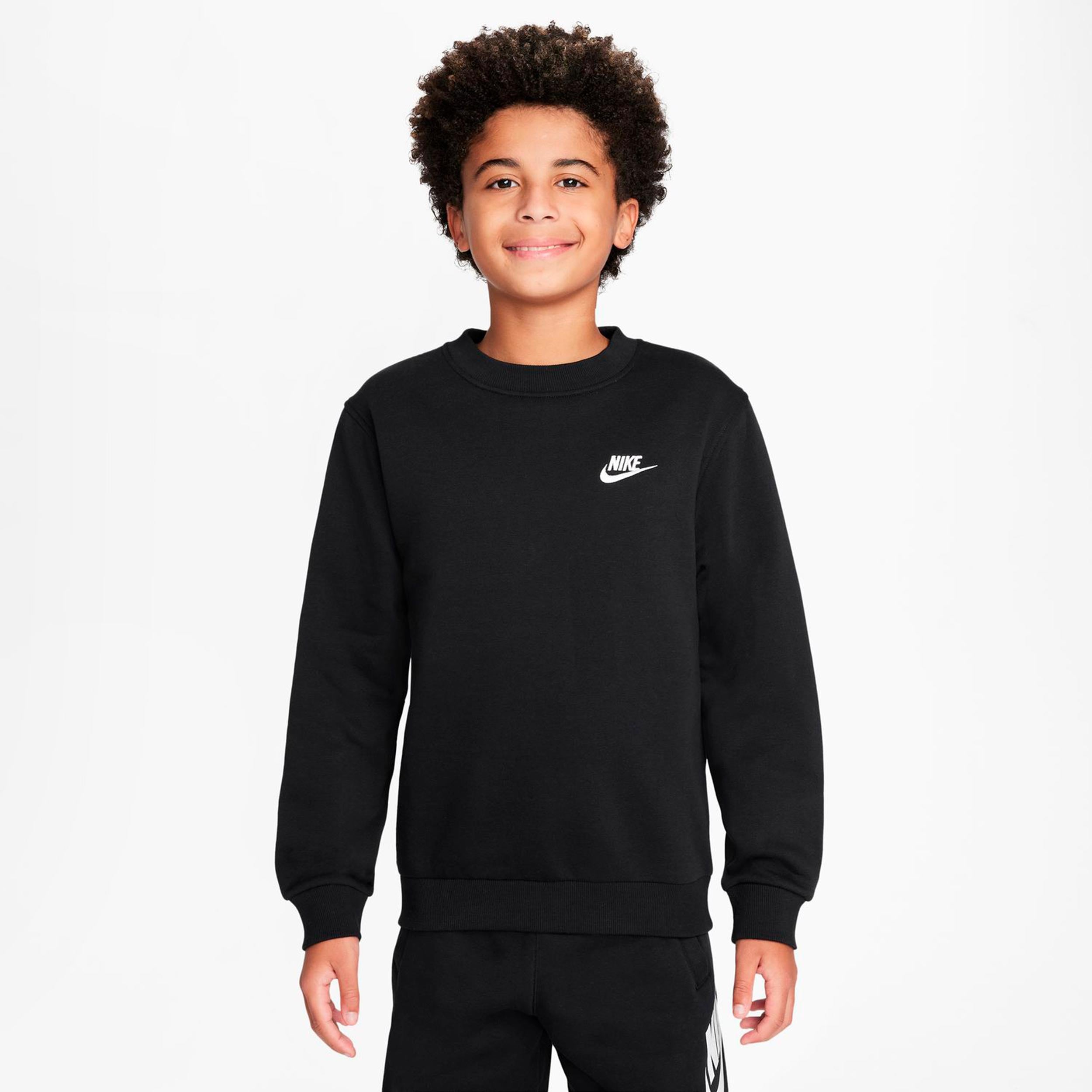 Nike Club Fleece Tröja Barn - svart
