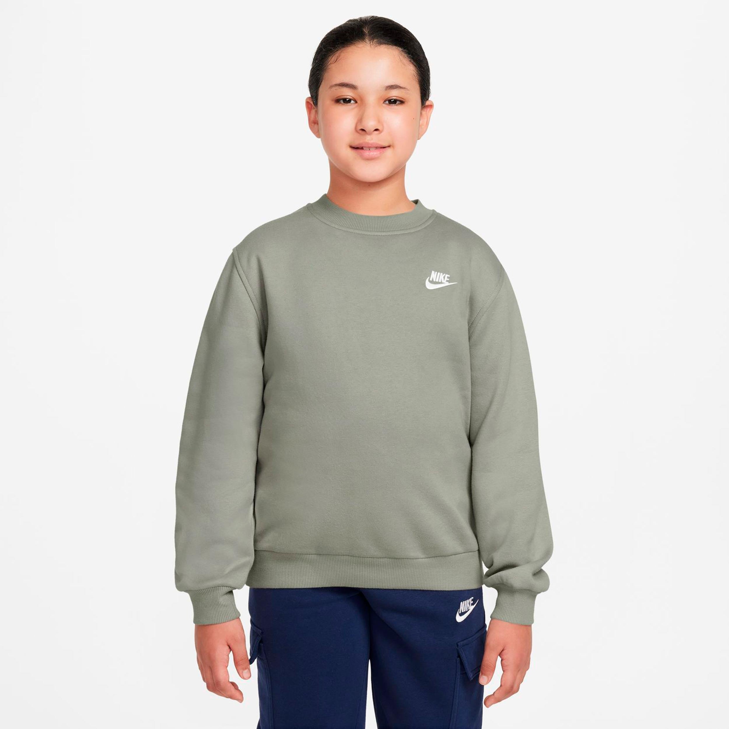 Nike Club Fleece Tröja Barn - grågrön