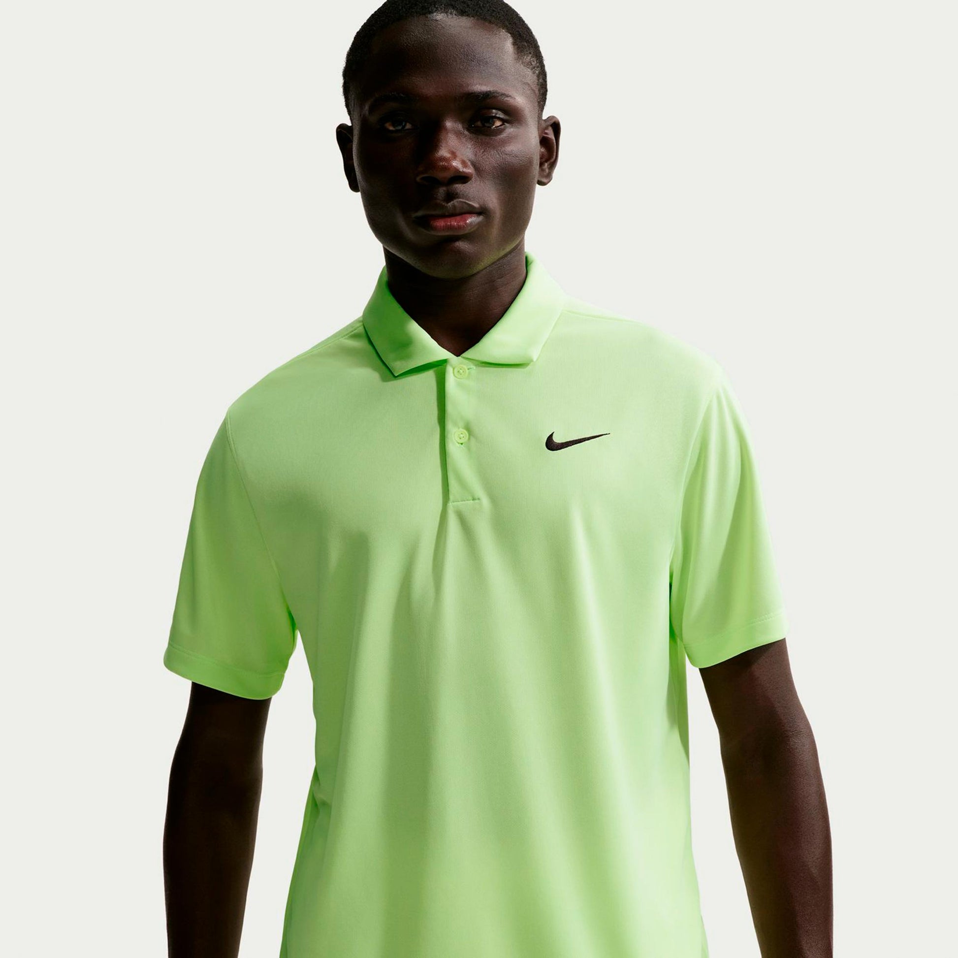 Nike Dri-Fit Victory Court Solid Polo Herrar - lime