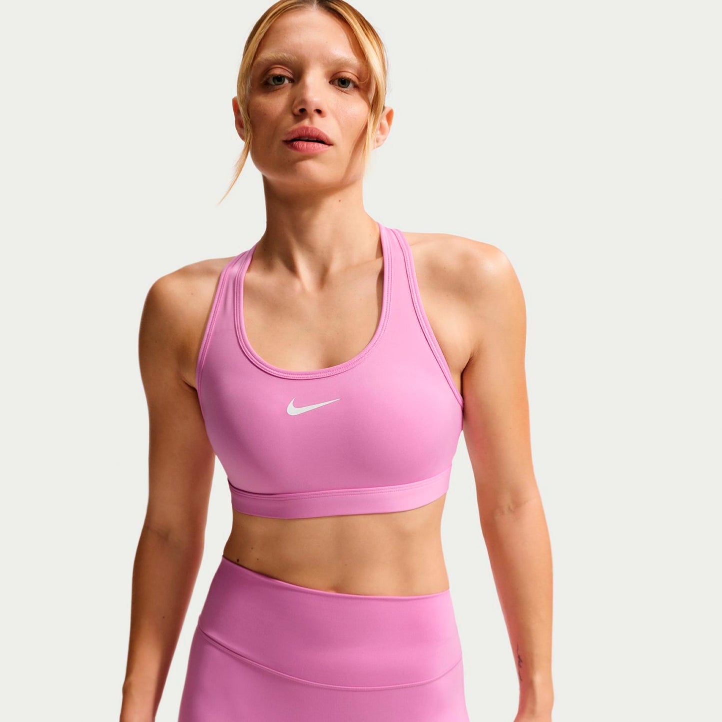 Nike Swoosh Medium Sport-behå Damer - lila