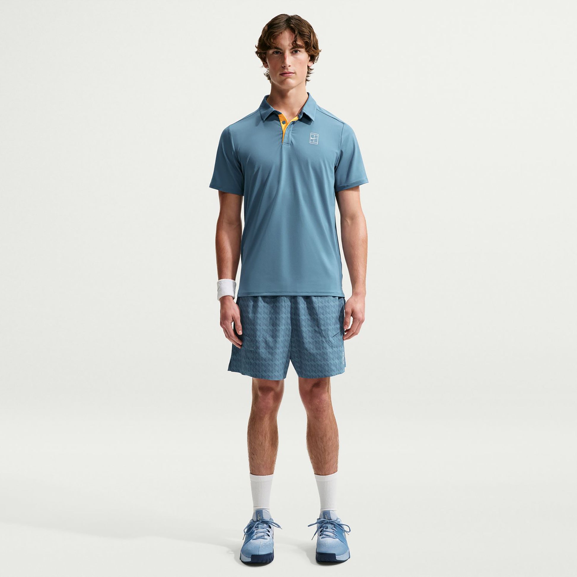 Nike Court Dri-FIT Advantage Polo Herrar - petrol
