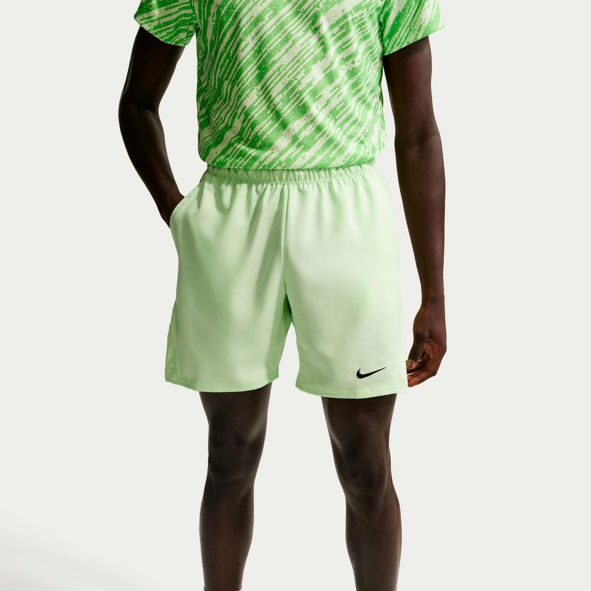 Nike Court Victory Dri-Fit 7in Shorts Herrar - lime