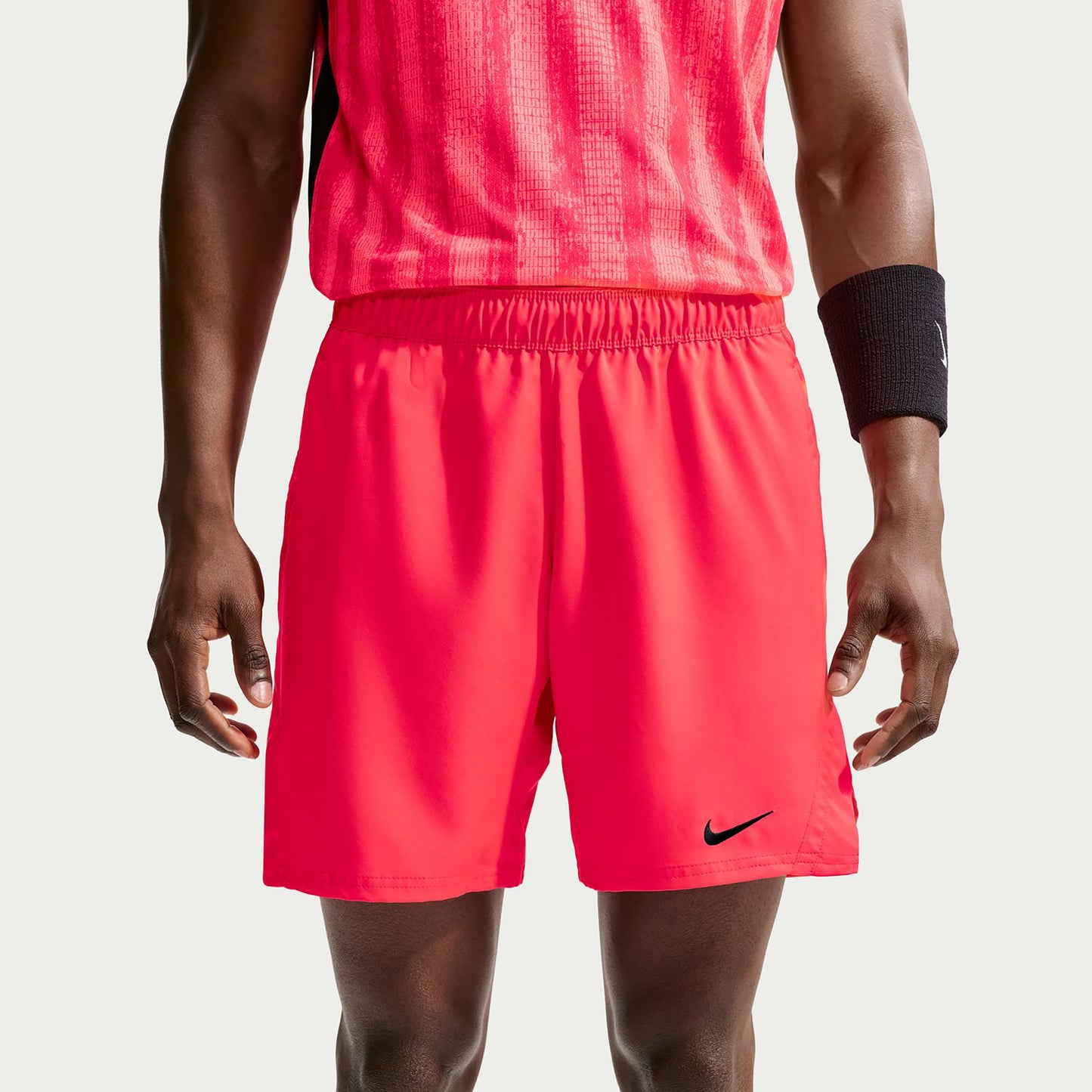 Nike Court Victory Dri-Fit 7in Shorts Herrar - röd, svart