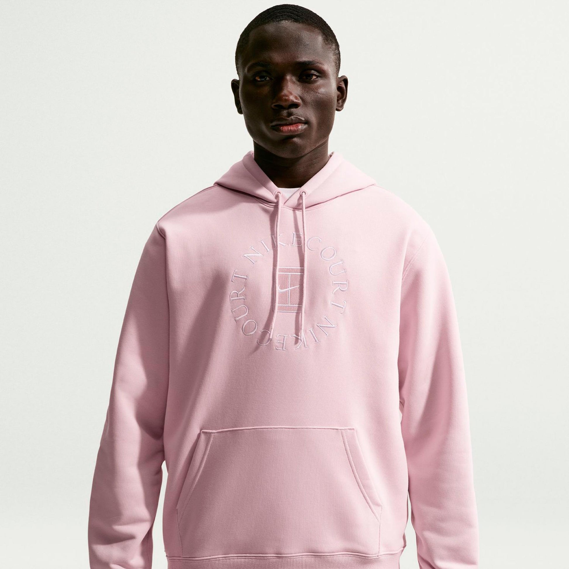 Nike Court Dri-Fit Heritage Huvtröja Herrar - gammal rosa, beige