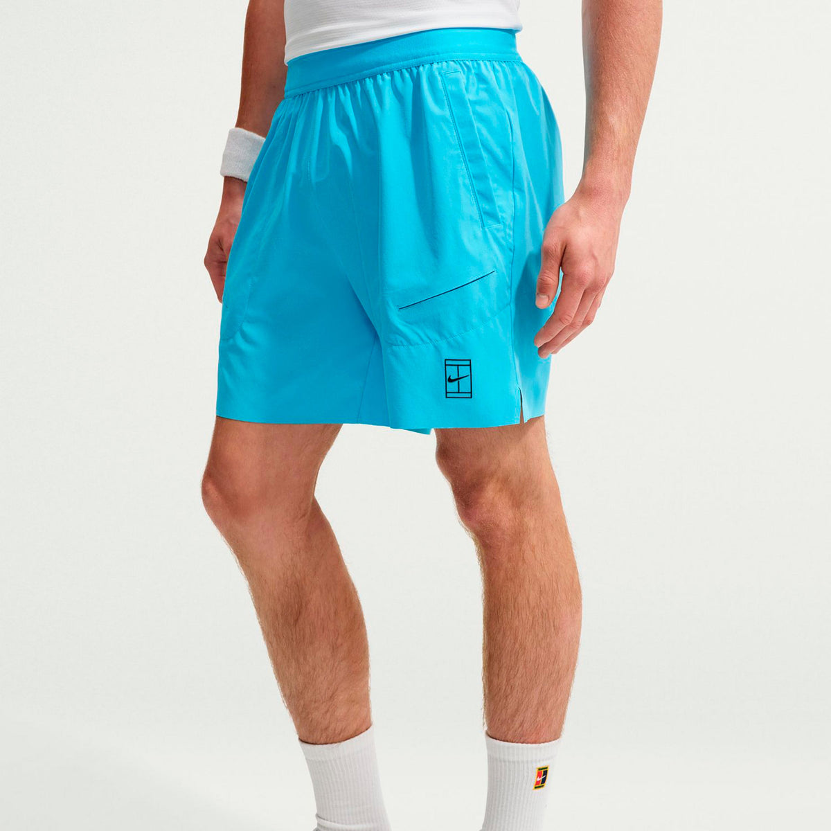 Nike Court Dri-FIT Advantage 6in Shorts Herrar - ljusblå