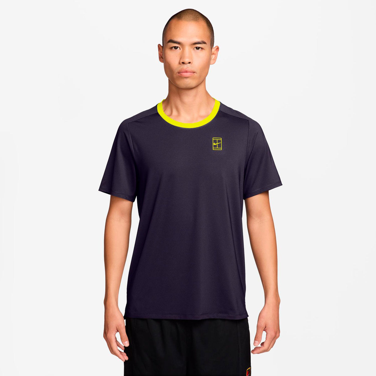 Nike Court Dri-FIT Advantage T-shirt Herrar - mörklila