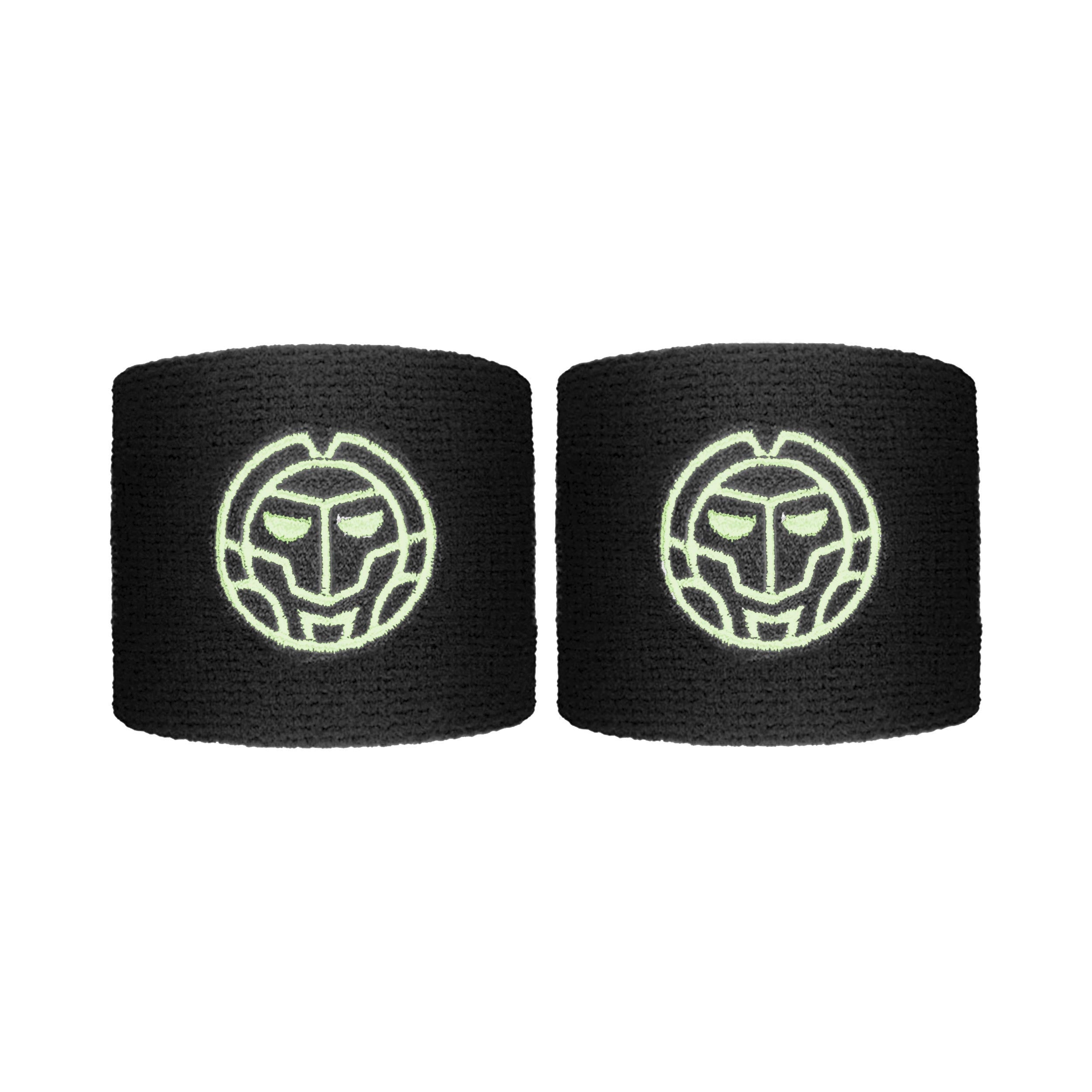 BIDI BADU Night Flash Svettband 2-pack kort - svart, vit