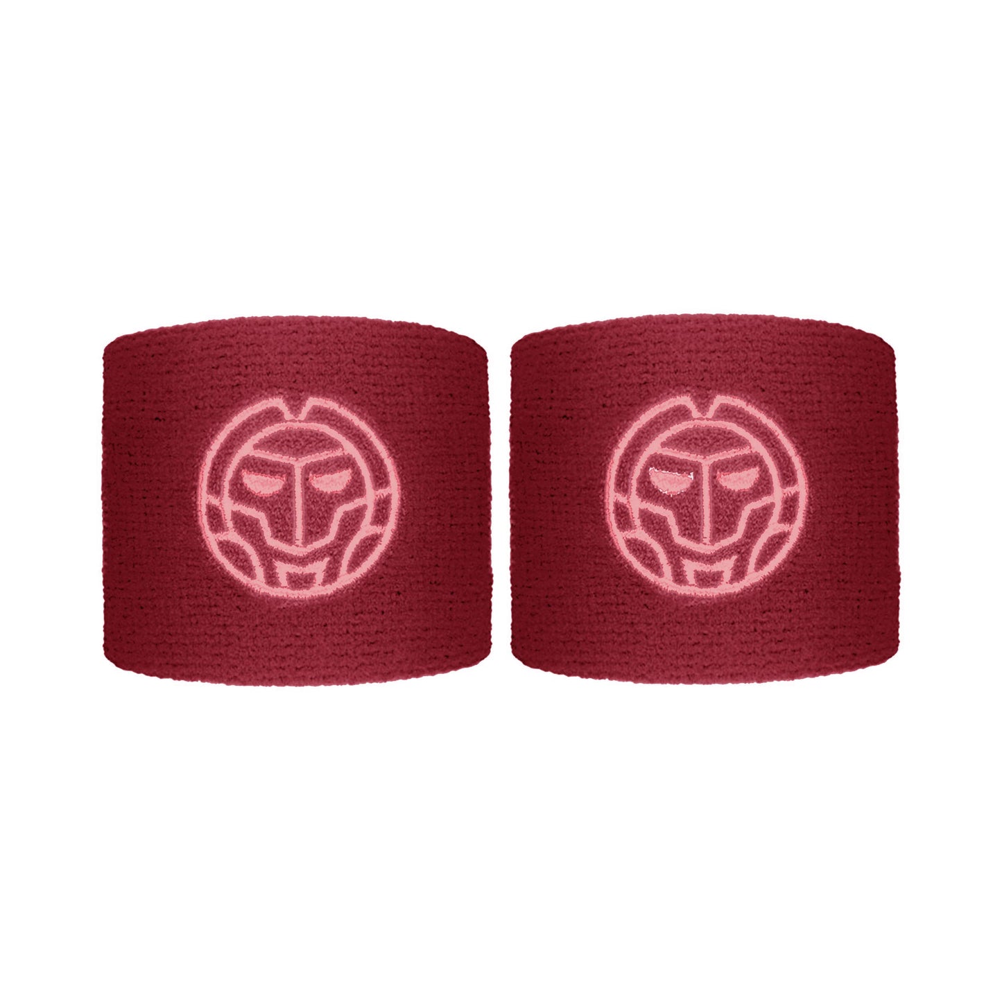 BIDI BADU Freeze Out Svettband 2-pack kort - mörkröd