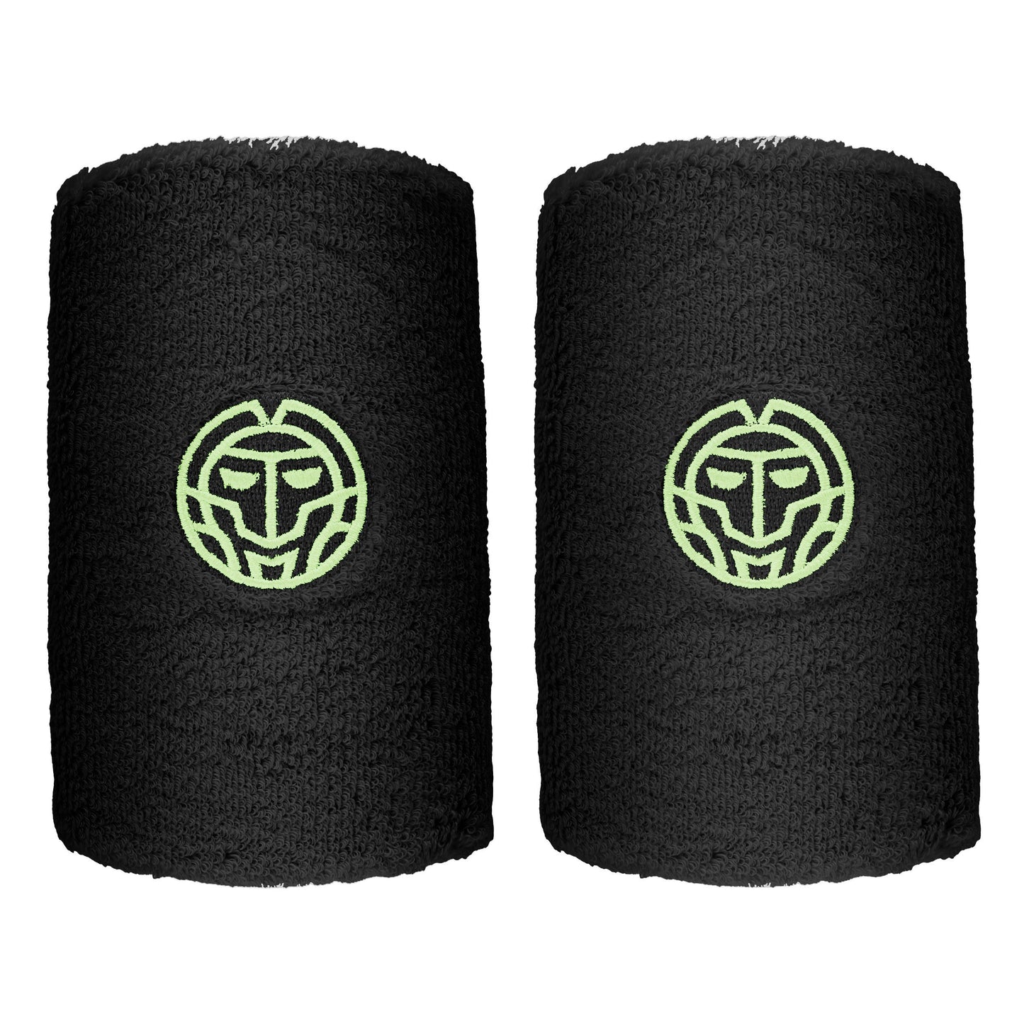 BIDI BADU Night Flash Svettband 2-pack lång - svart, vit