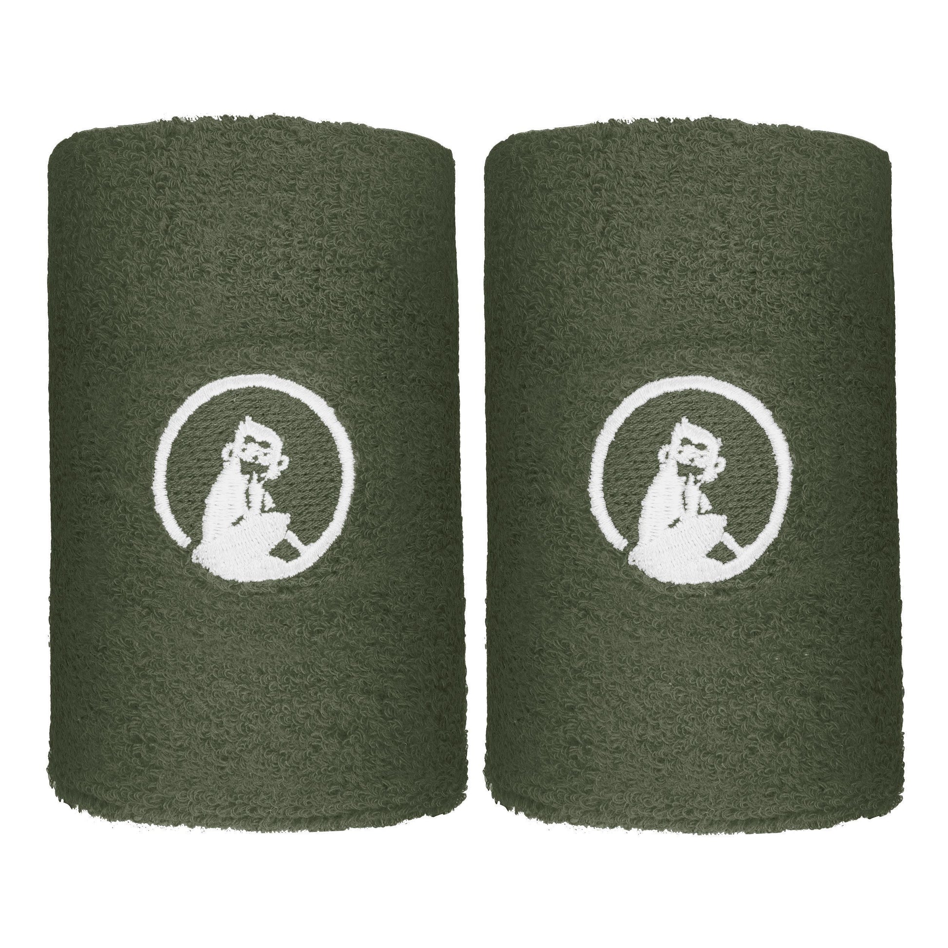 Quiet Please Memories Faded Memories Svettband 2-pack Unisex - mörkgrön