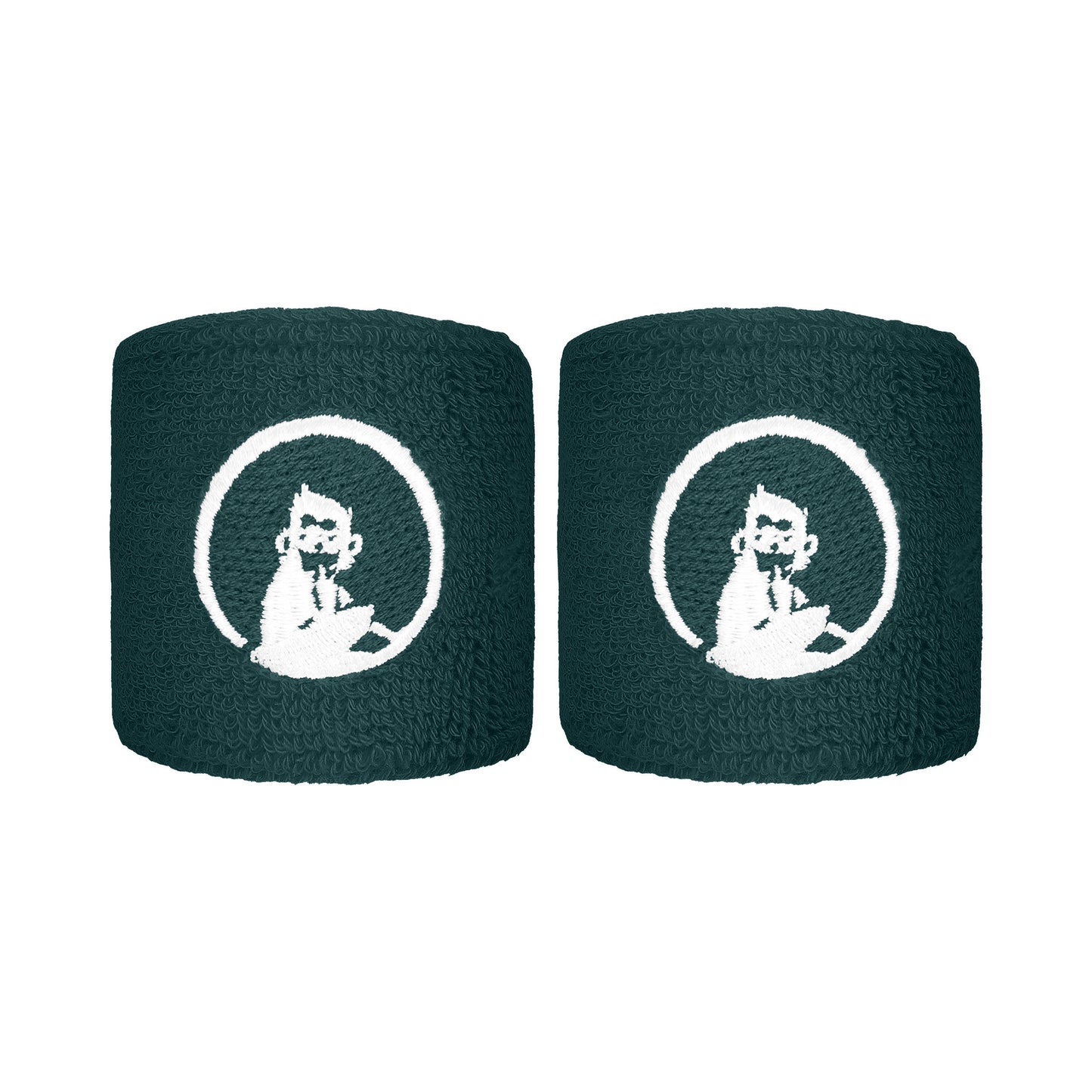 Quiet Please Svettband 2-pack kort - grön