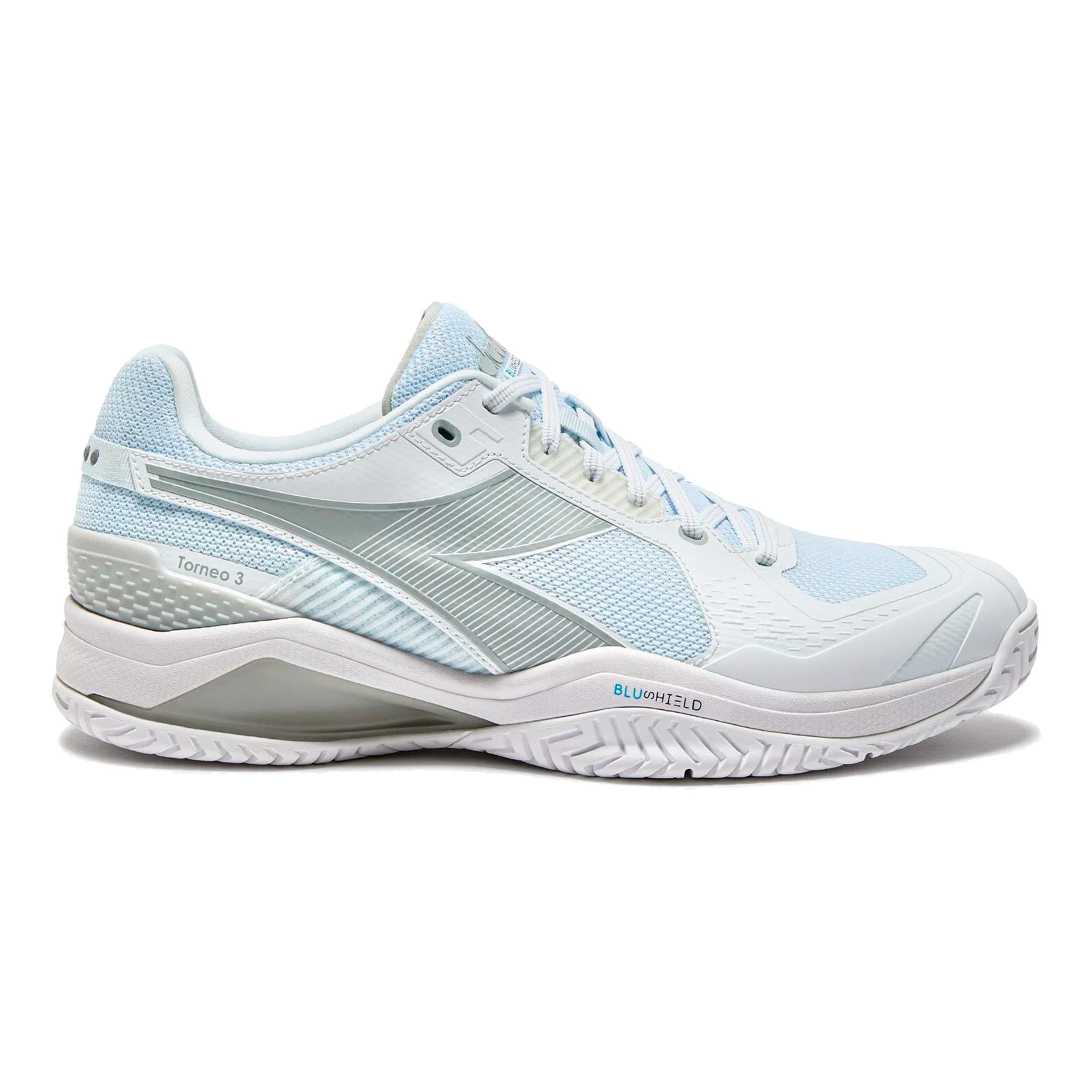 Diadora Blushield Torneo 3 Allroundsko Herrar-vit, silver
