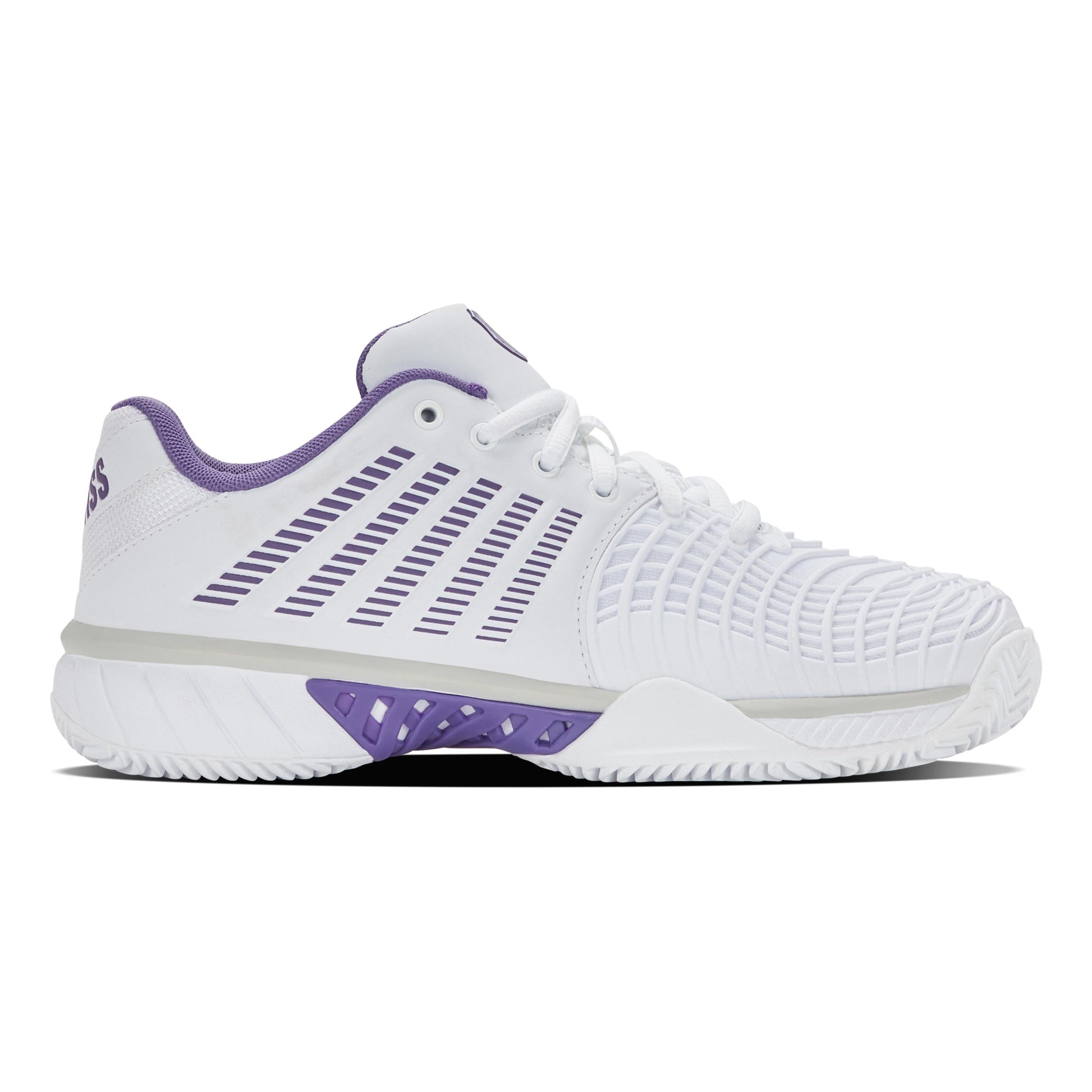 K-Swiss Express Light 3 Sko för grus Damer - vit, lavendel