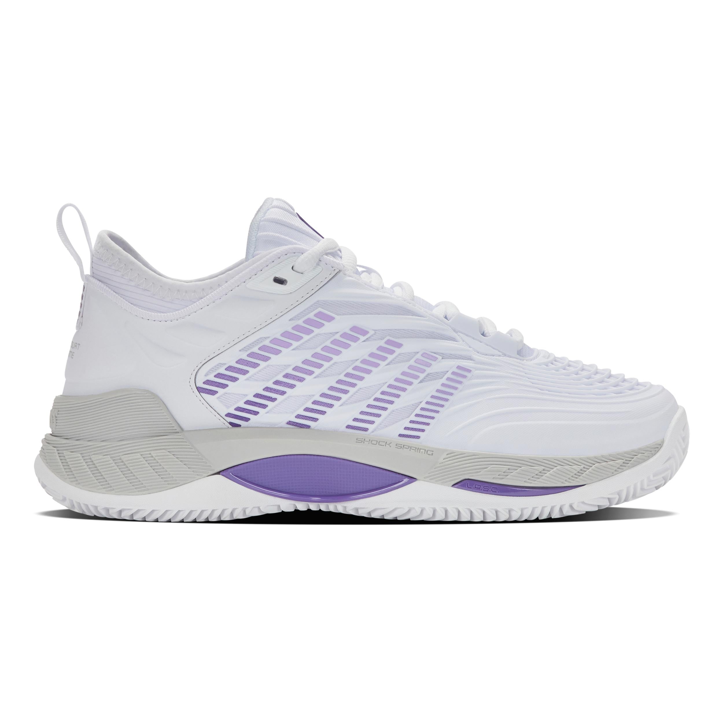 K-Swiss Hypercourt Supreme 2 Sko för grus Damer - vit, lavendel