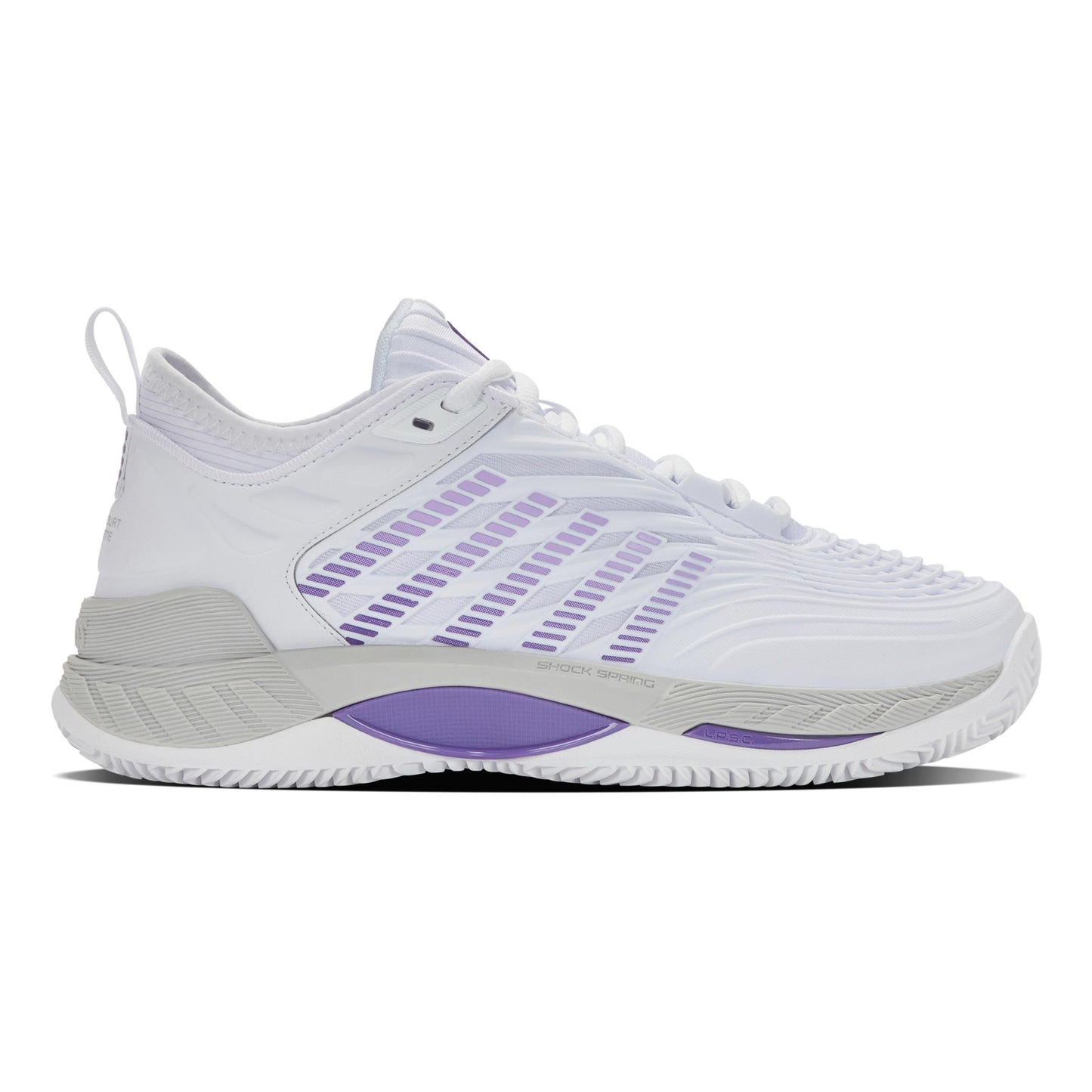 K-Swiss Hypercourt Supreme 2 Sko för grus Damer - vit, lavendel