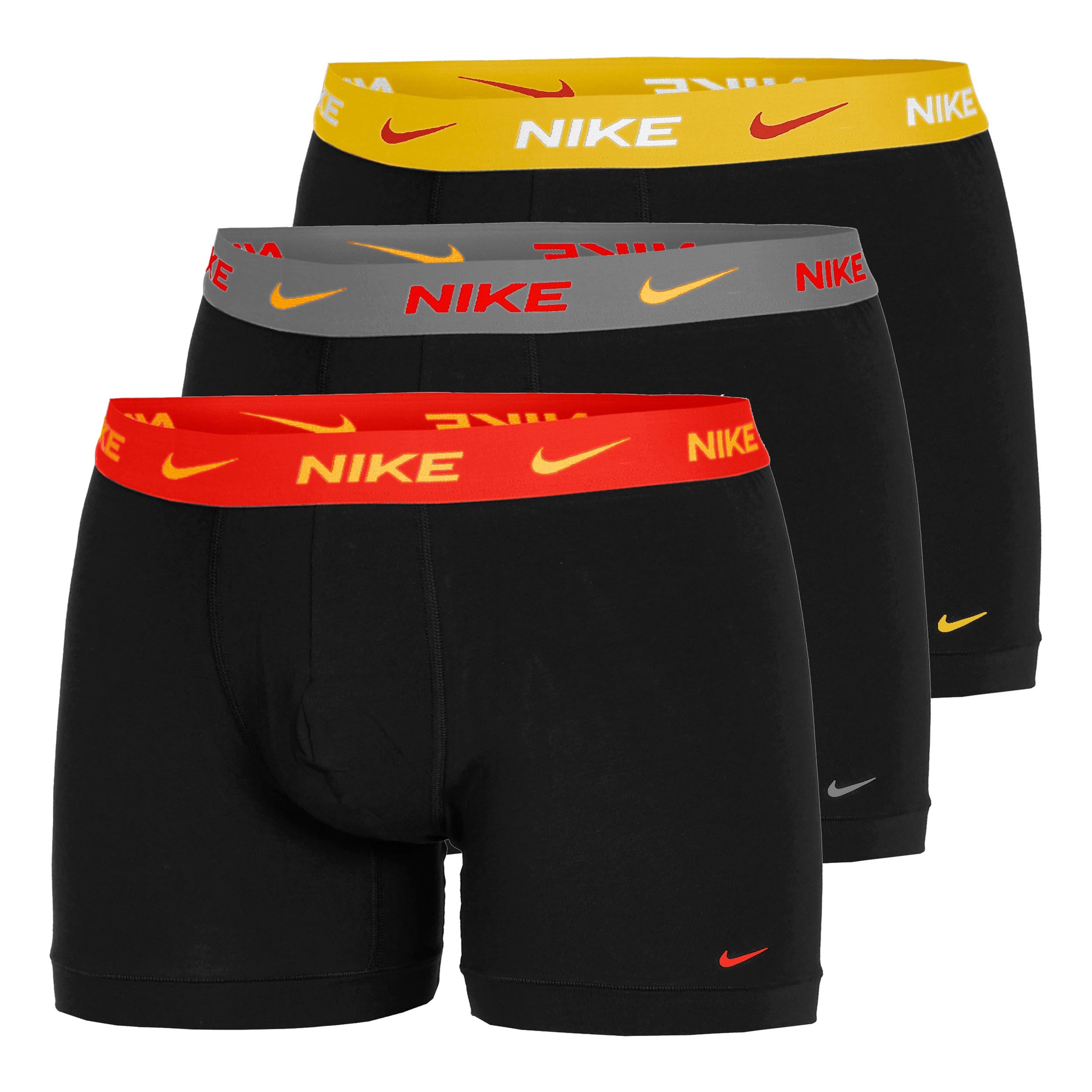 Nike Dri-Fit Essential Micro Trunk Boxershorts - 3-pack Herrar-svart, flerfärgad