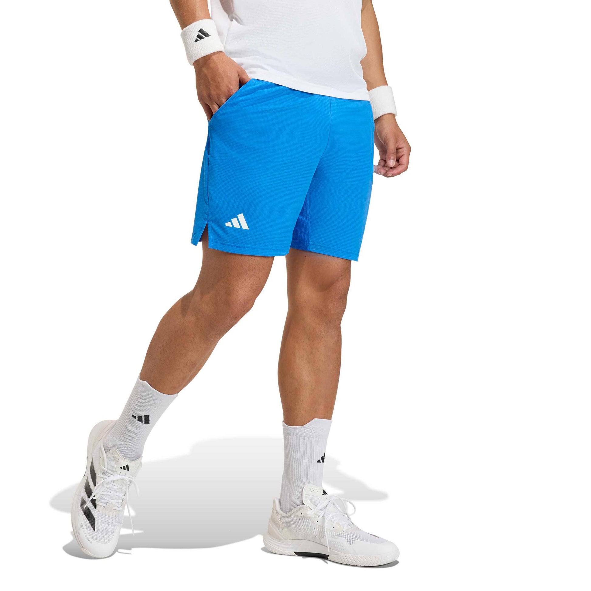 adidas 7Inch Ergo Shorts Herrar - blå, vit