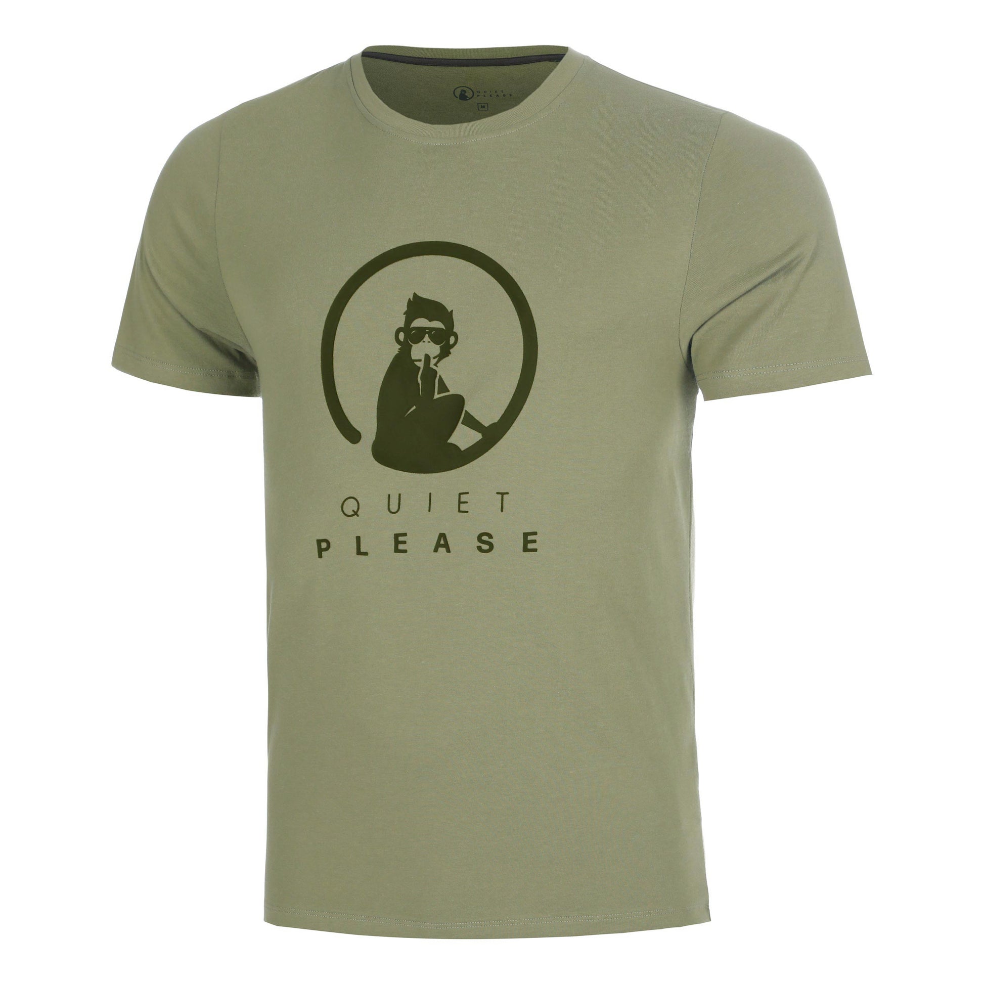 Quiet Please Memories Training T-shirt Herrar - kaki