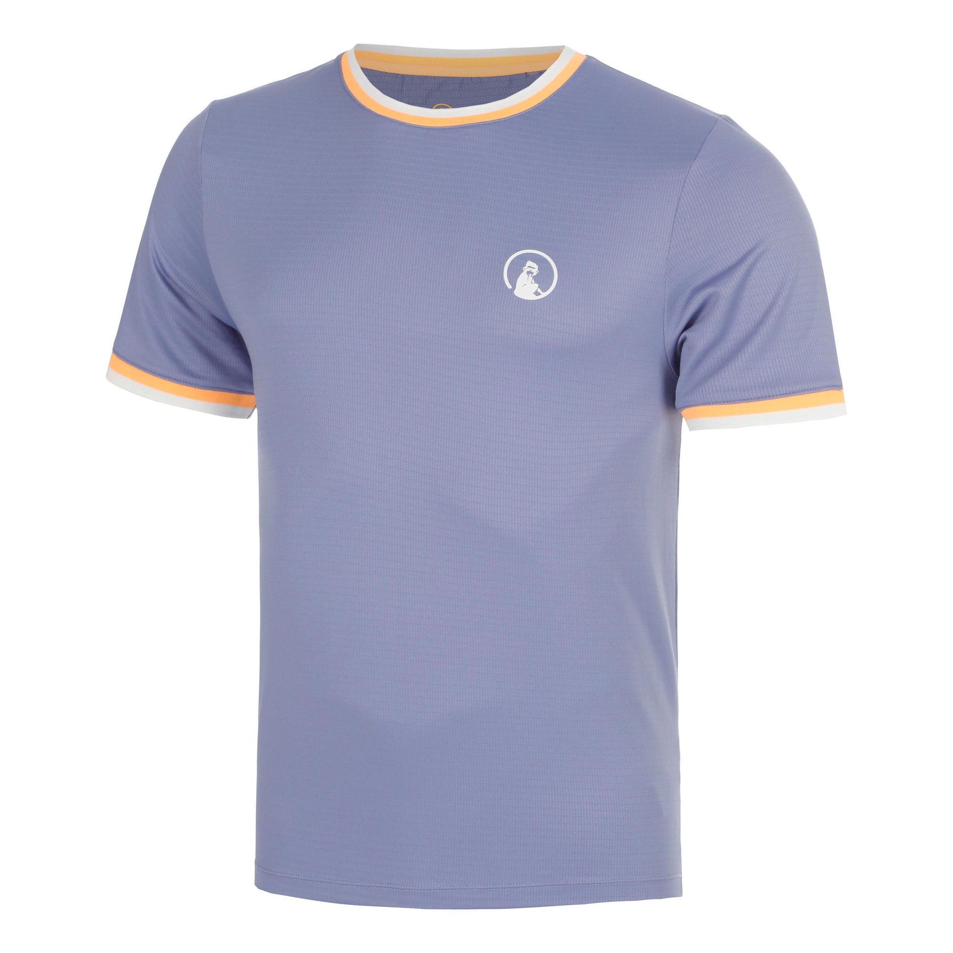 Quiet Please Glow Break Ringer T-shirt Herrar - blå