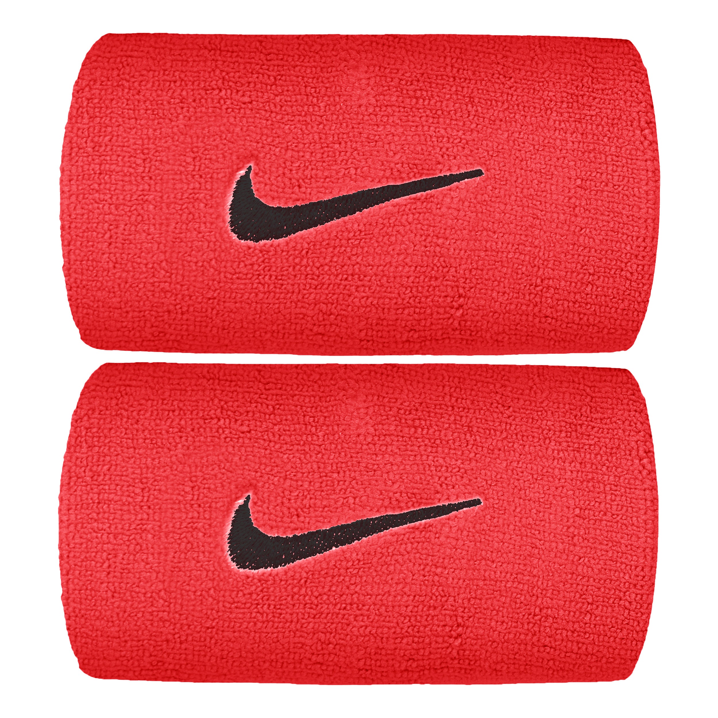 Nike Premier DW Svettband 2-pack lång - ljusröd, svart