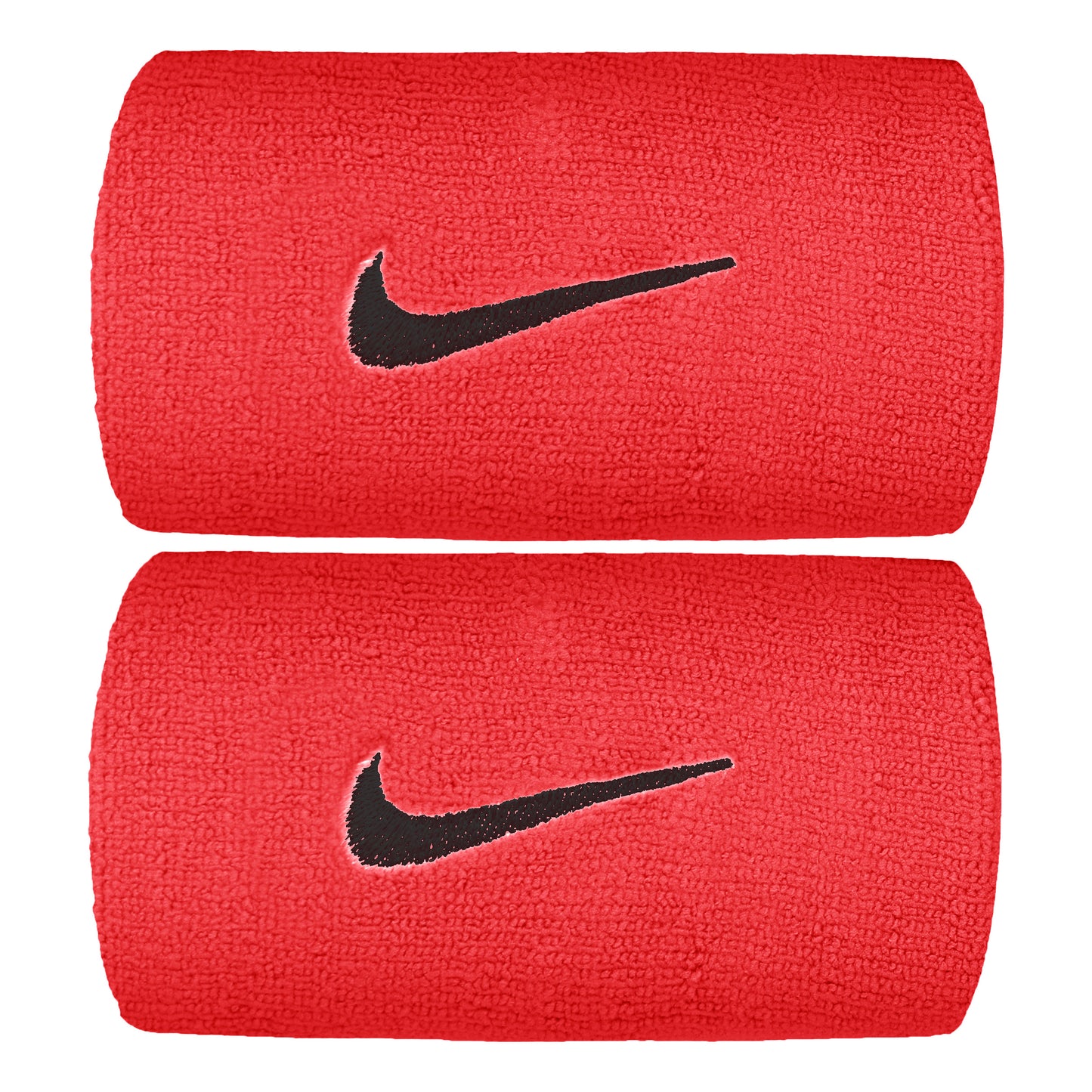 Nike Premier DW Svettband 2-pack lång - ljusröd, svart