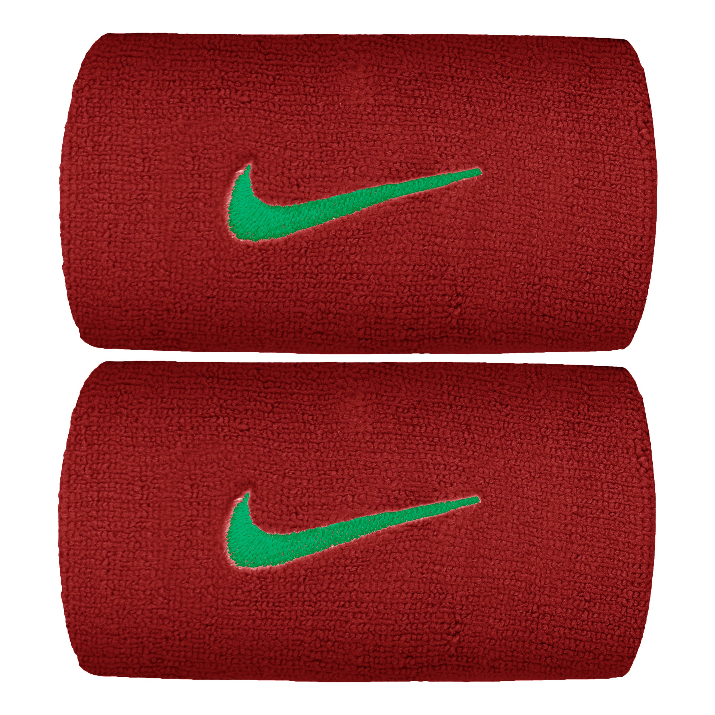 Nike Premier DW Svettband 2-pack lång - mörkröd, mint