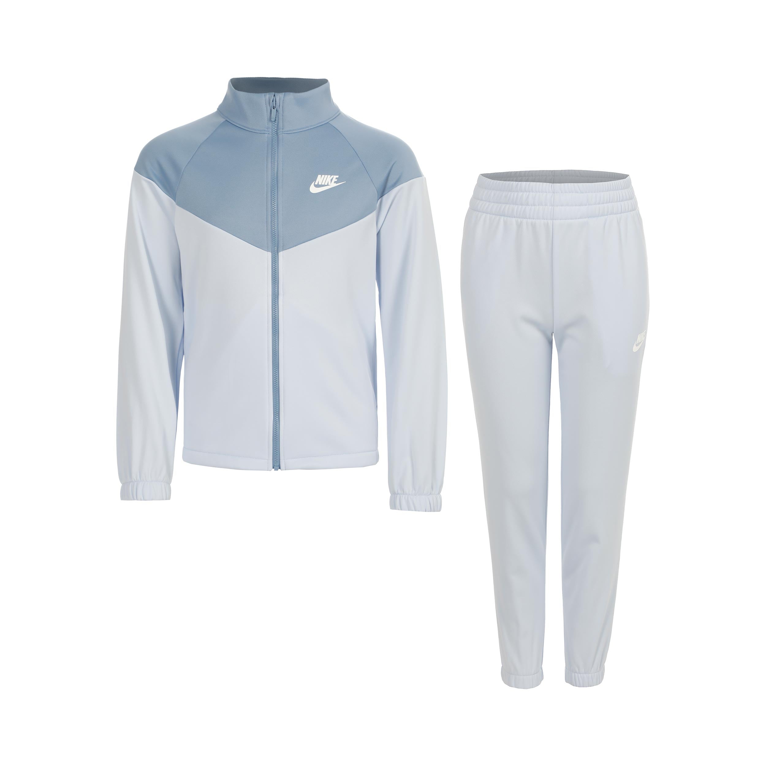 Nike Dri-Fit Full-Zip Träningsoverall Barn - ljusblå