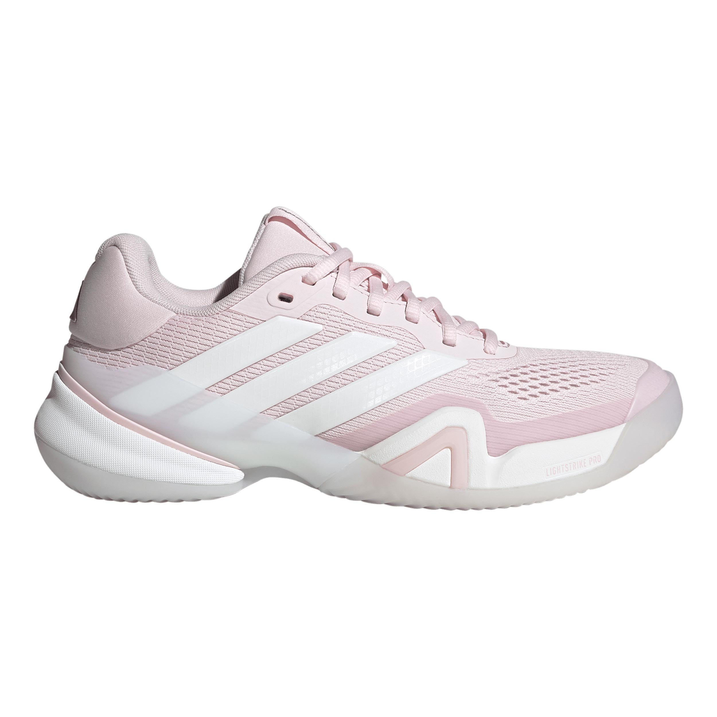 adidas Barricade 14 Sko för grus Damer - pastellrosa, vit