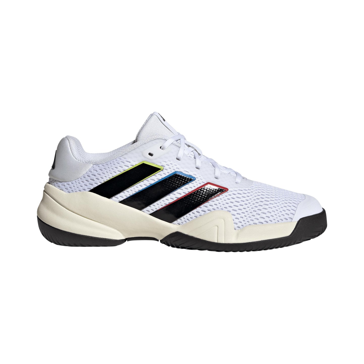 adidas Barricade Allroundsko Barn - vit, flerfärgad