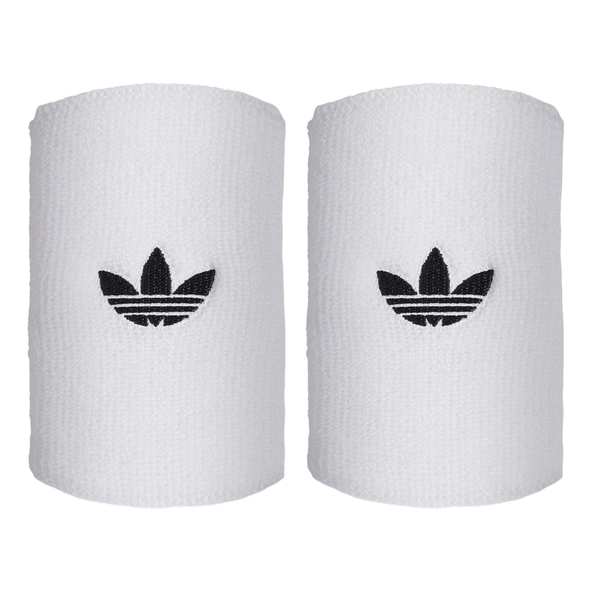adidas Long Svettband Unisex - vit, svart